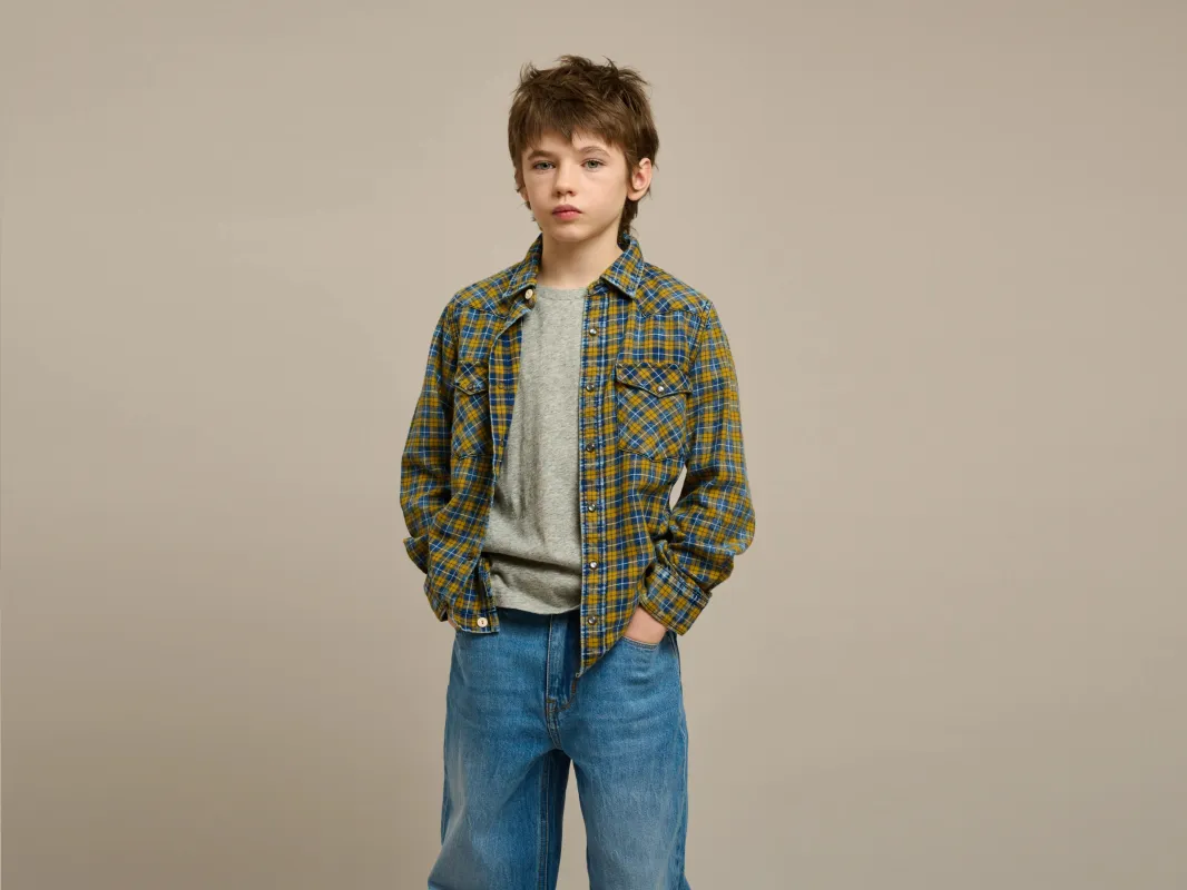 Peio checked shirt   (242 / B / CHECK A) sold by Bellerose