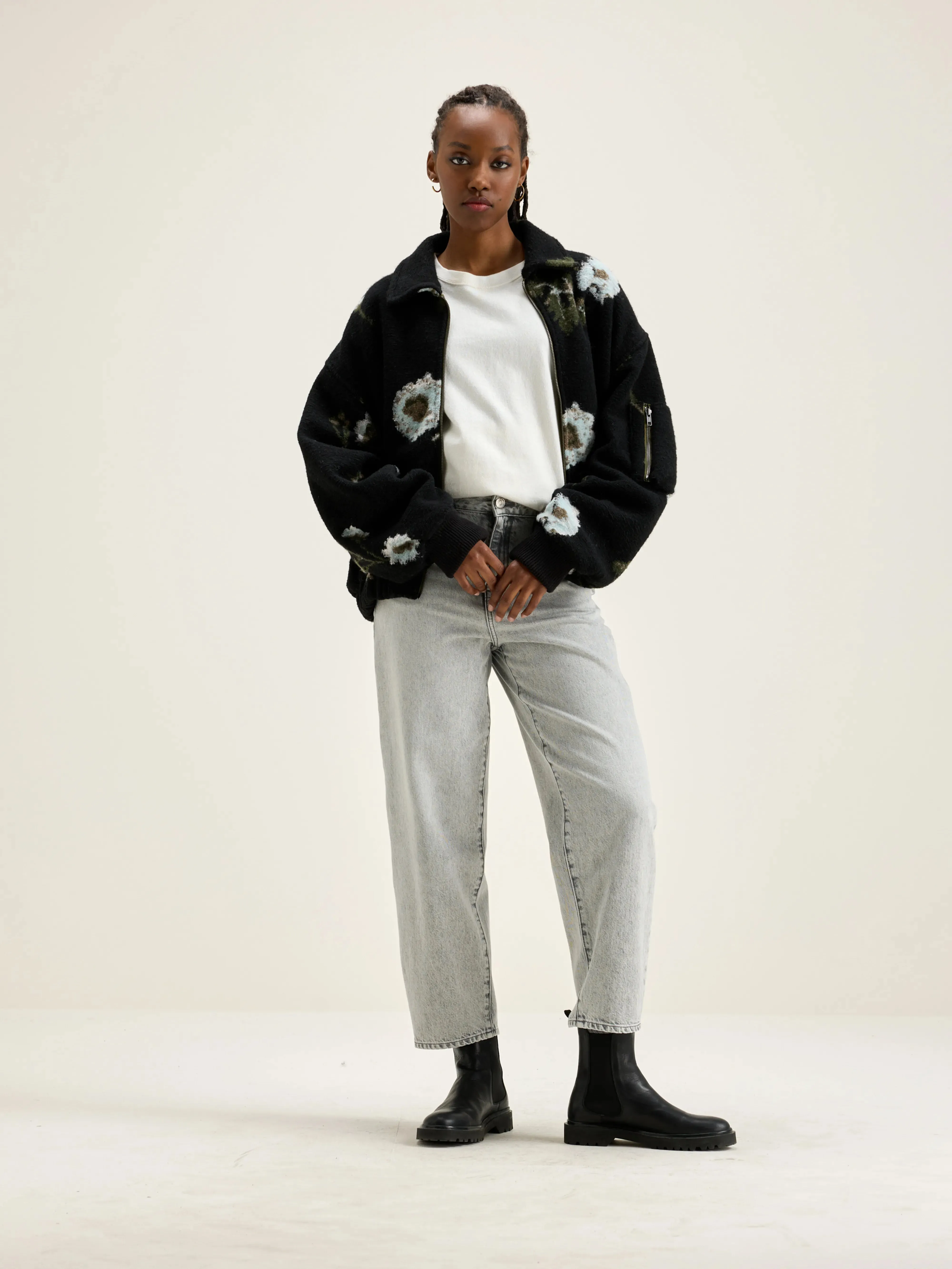 Asher bomber-style sweatshirt (242 / W / COMBO A) sold by Bellerose product image thumbnail 3