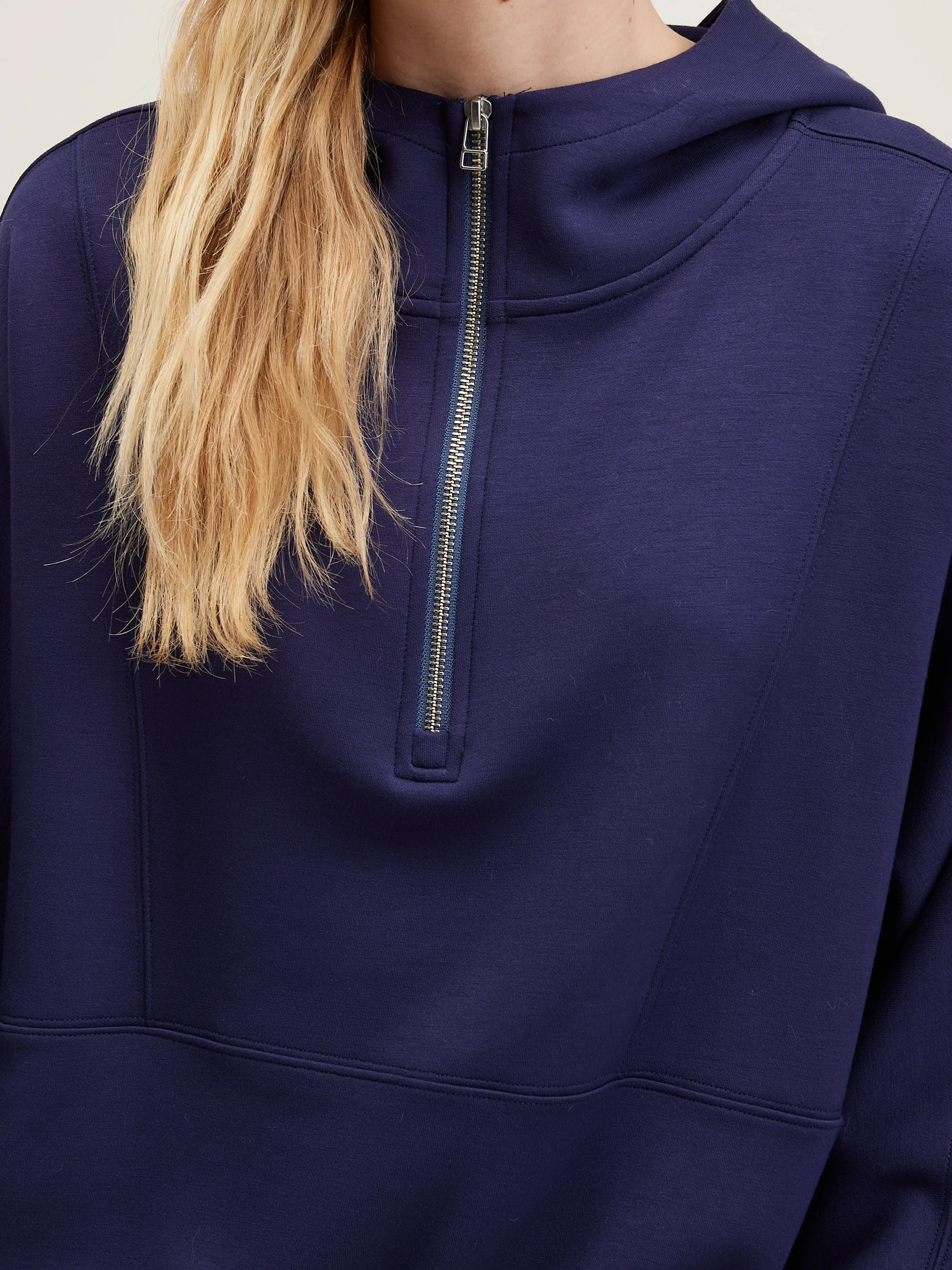 Tates wide-sleeve hoodie (242 / W / NAVAL) sold by Bellerose product image thumbnail 5