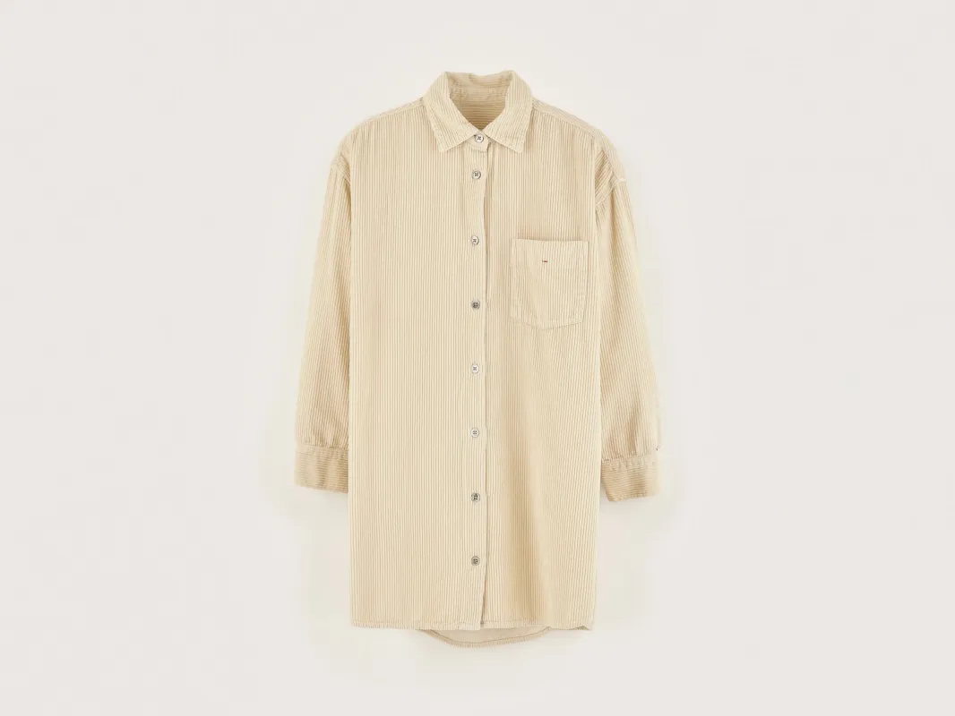 Winnie shirt dress (242 / G / SUGARCANE) sold by Bellerose