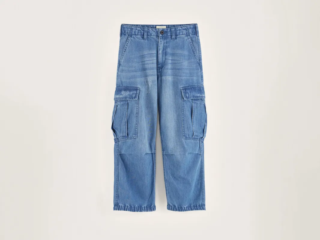 Wessel cargo-style trousers (242 / G / BLUE) sold by Bellerose