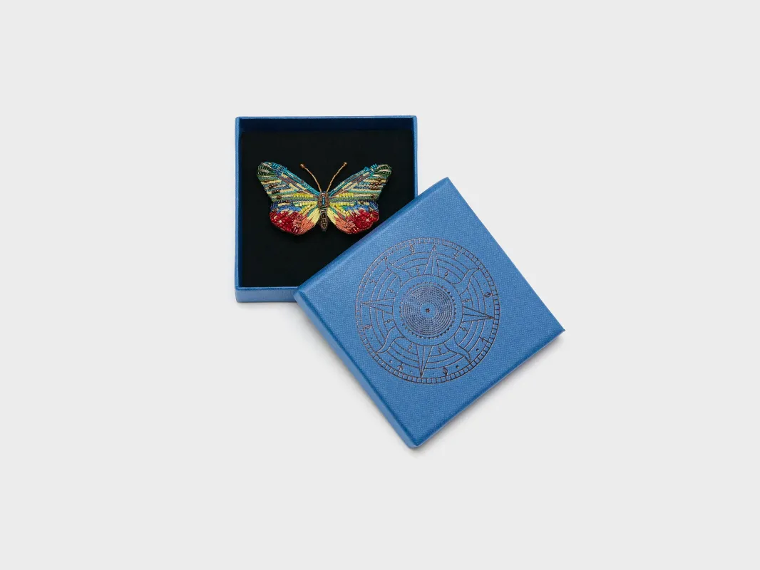 Cepora Butterfly Brooch Pin (261 / W / MULTICOLOR) made by Bellerose