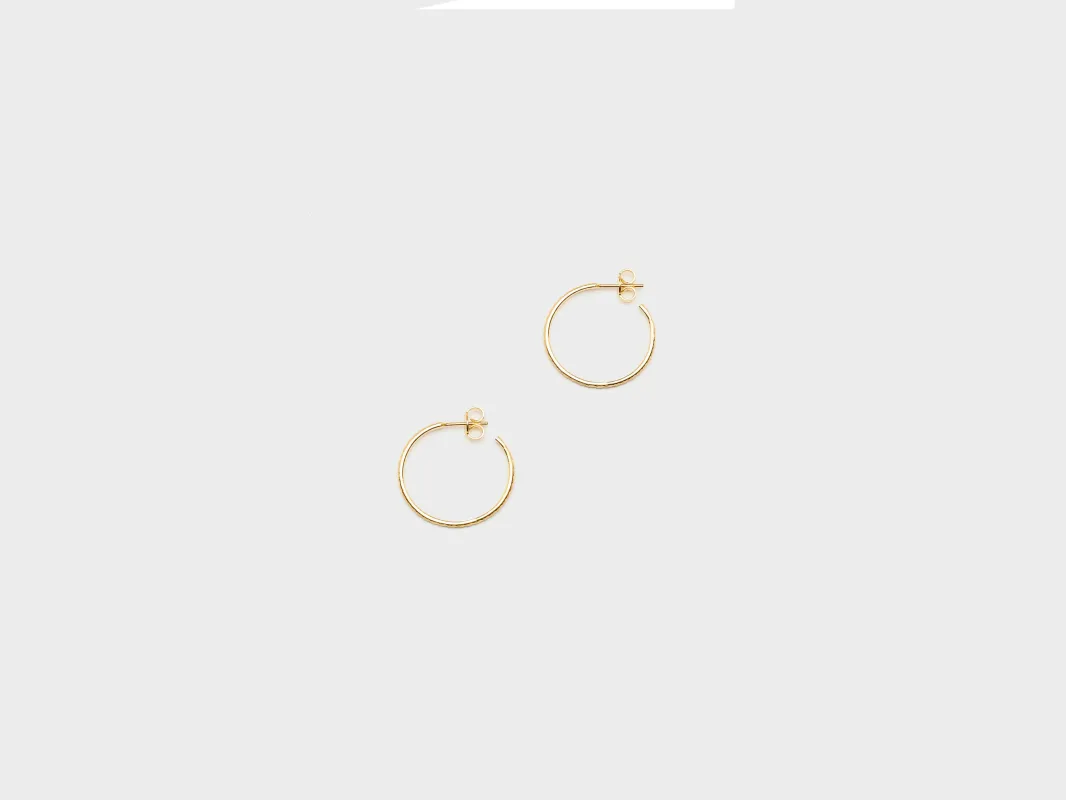 Alice Hoop Earrings  (261 / W / SILVER) sold by Bellerose
