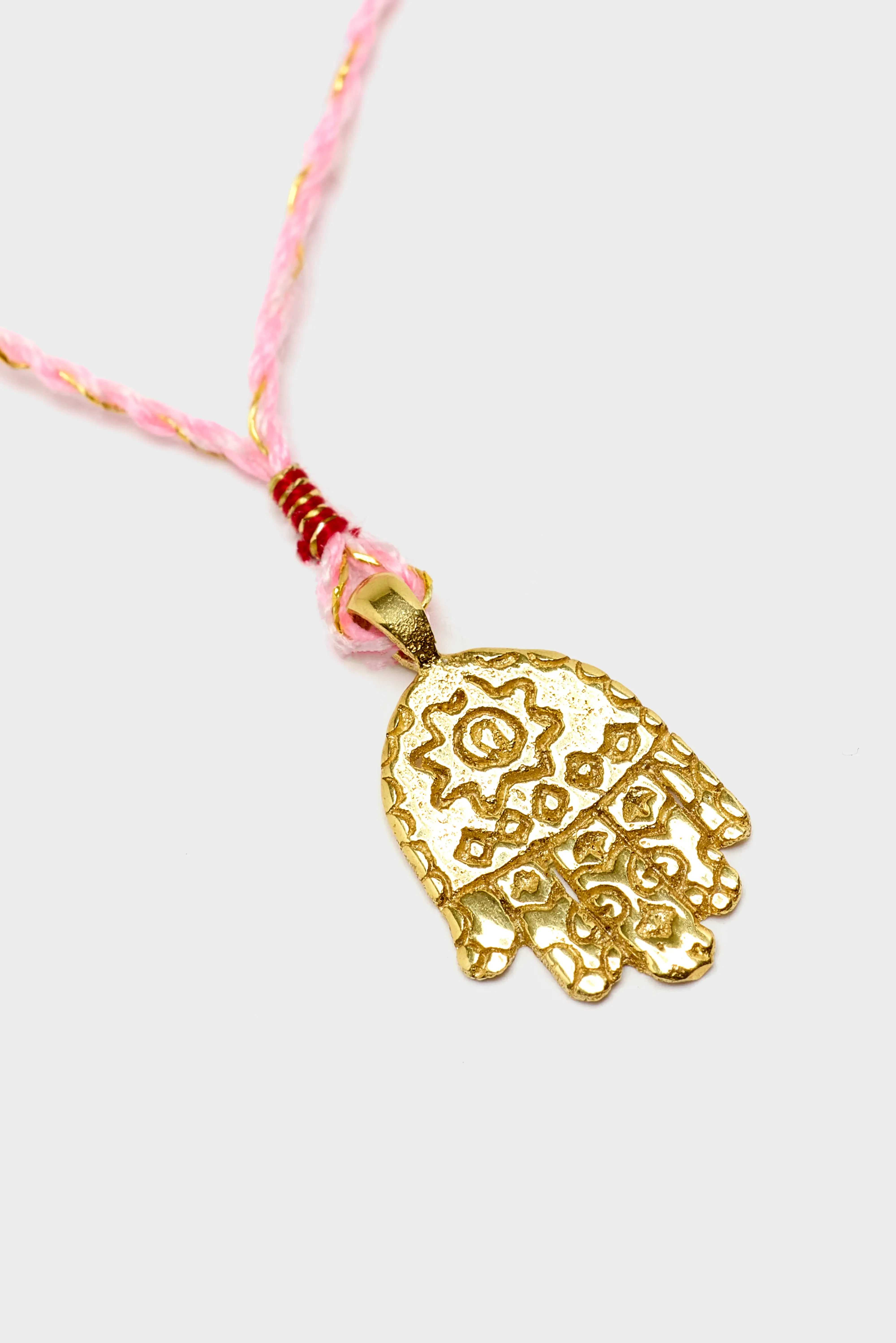 Hamsa Necklace (261 / W / PINK) sold by Bellerose product image thumbnail 3