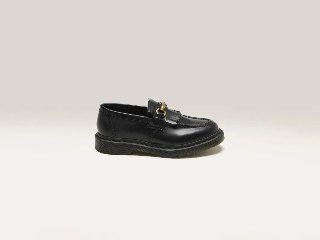 Adrian Snaffle Smooth Leather Loafers for Women (242 / W / BLACK) sold by Bellerose