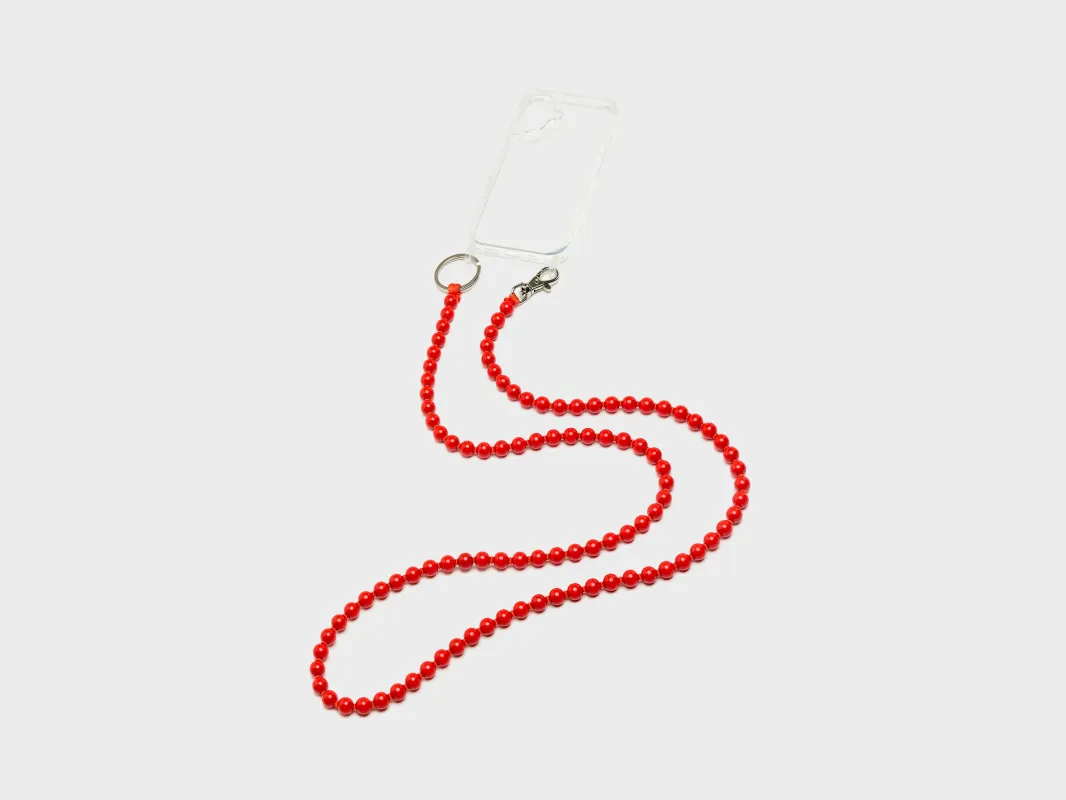 Handykette Necklace for iPhone 16  (261 / W / RED) sold by Bellerose