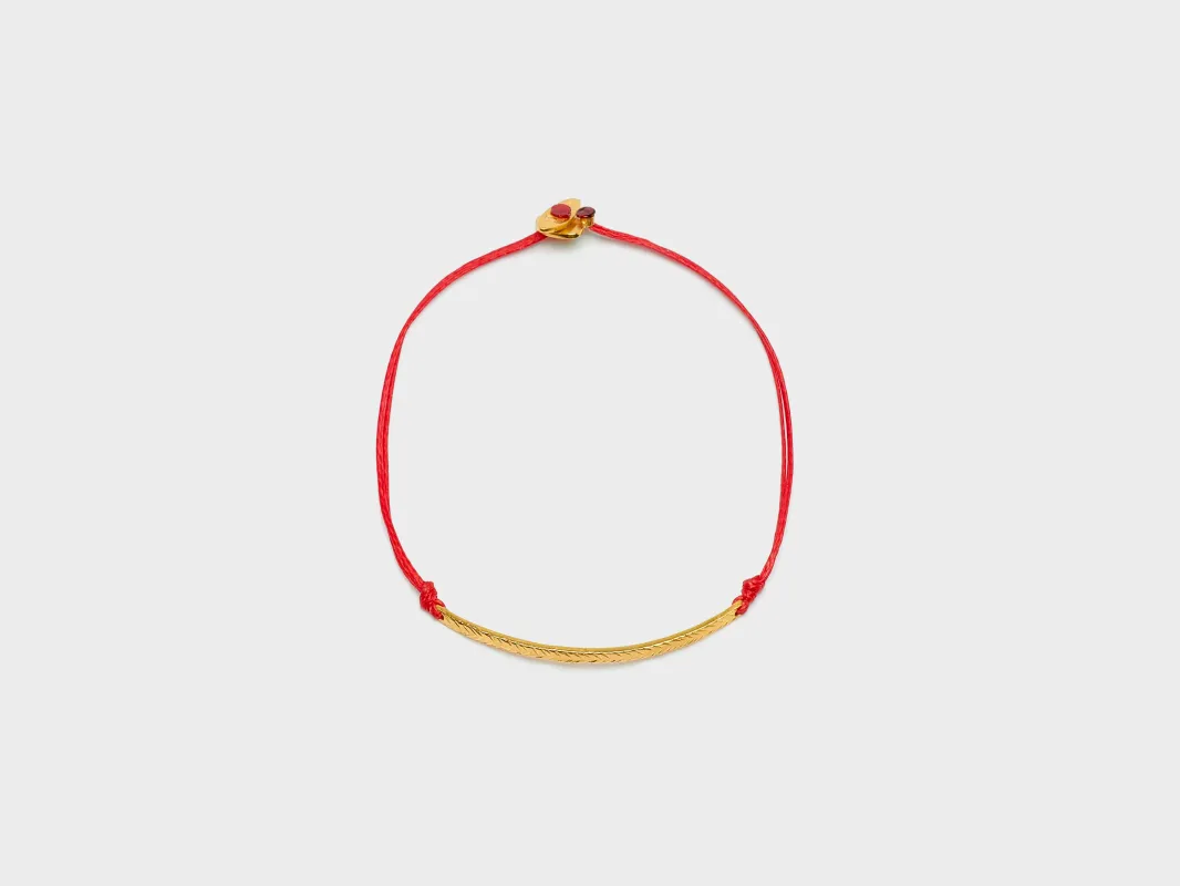 N° 15 Bracelet  (251 / W / RED) sold by Bellerose