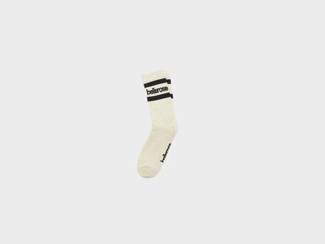 Vanmo crew socks (252 / W / OYSTER) sold by Bellerose