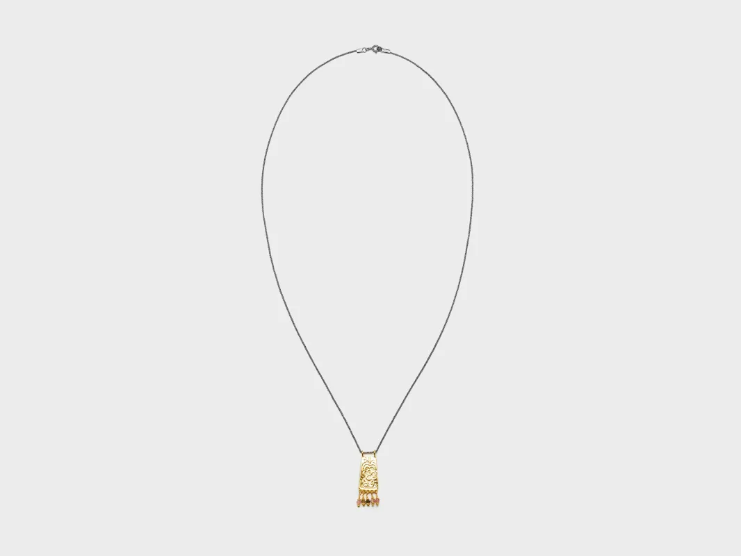 Silver Bloom Necklace  (261 / W / GOLD) made by Bellerose