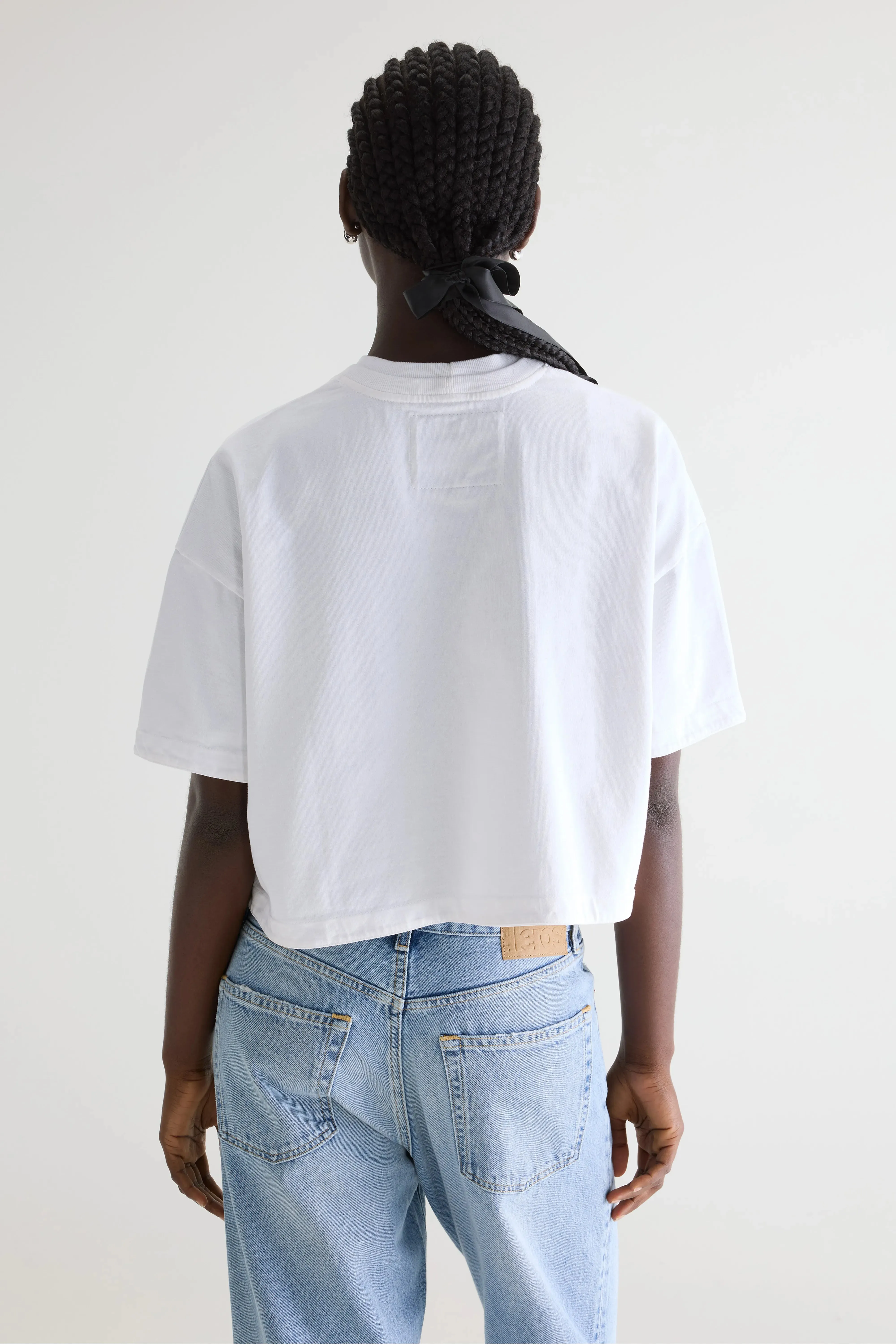 Fan cropped t-shirt (261 / W / WHITE) sold by Bellerose product image thumbnail 4