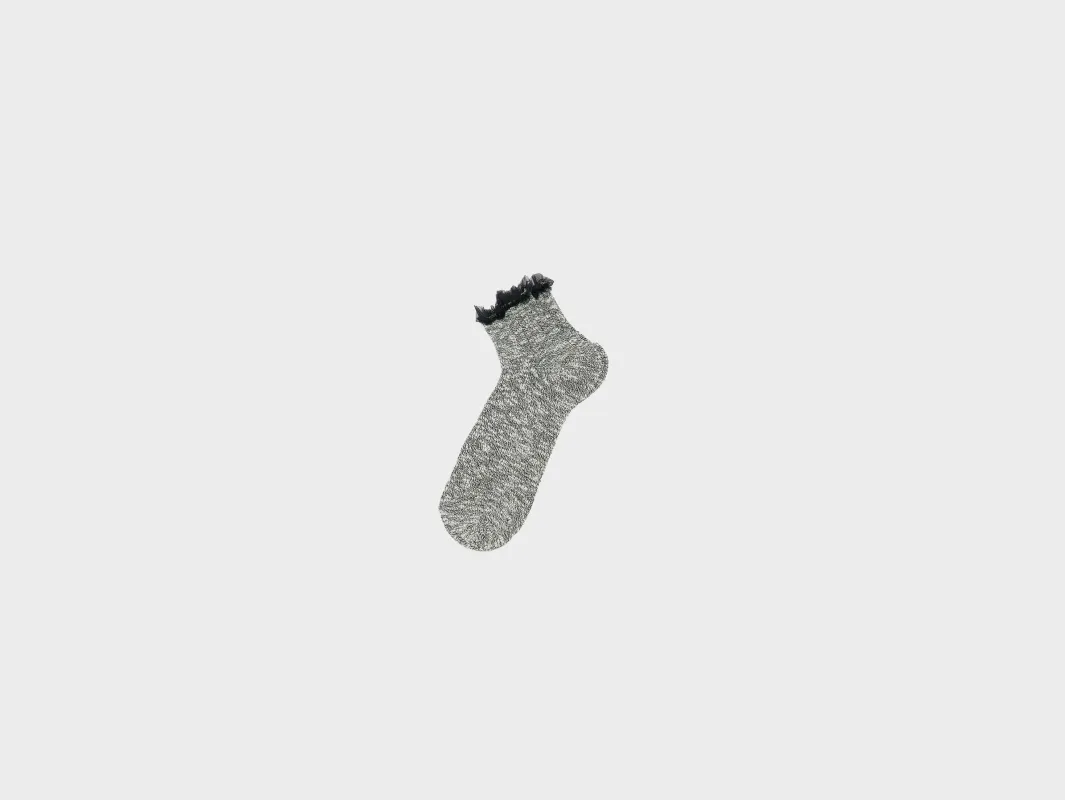 Basoli ankle socks (261 / W / OFF BLACK) sold by Bellerose