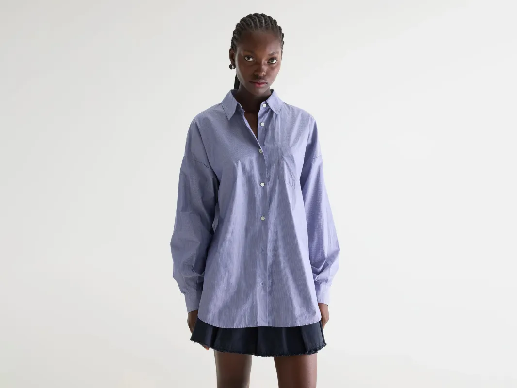 Giorgia poplin shirt (261 / W / STRIPE F) sold by Bellerose