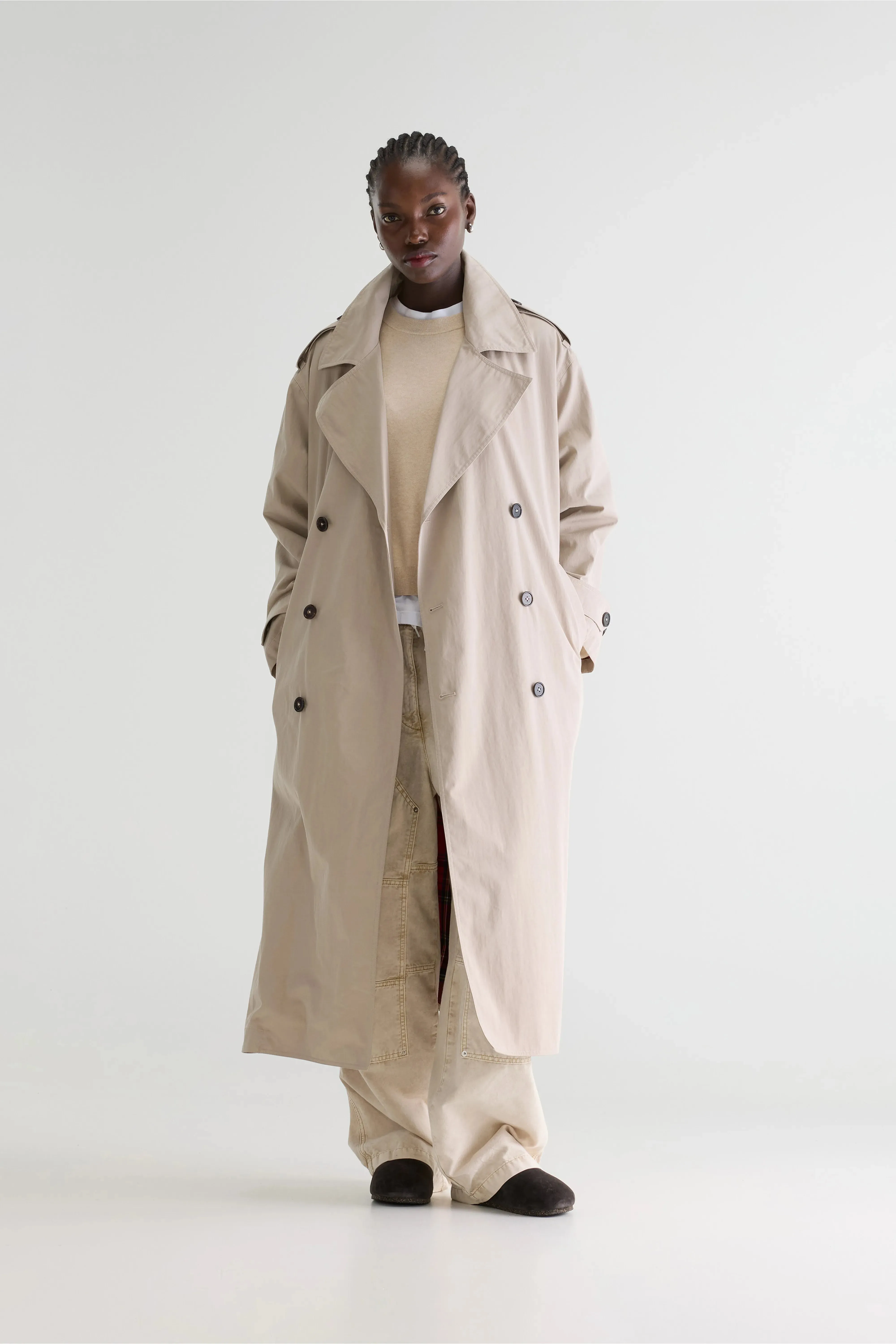 Hamy trench coat (261 / W / BRUME) sold by Bellerose product image thumbnail 2