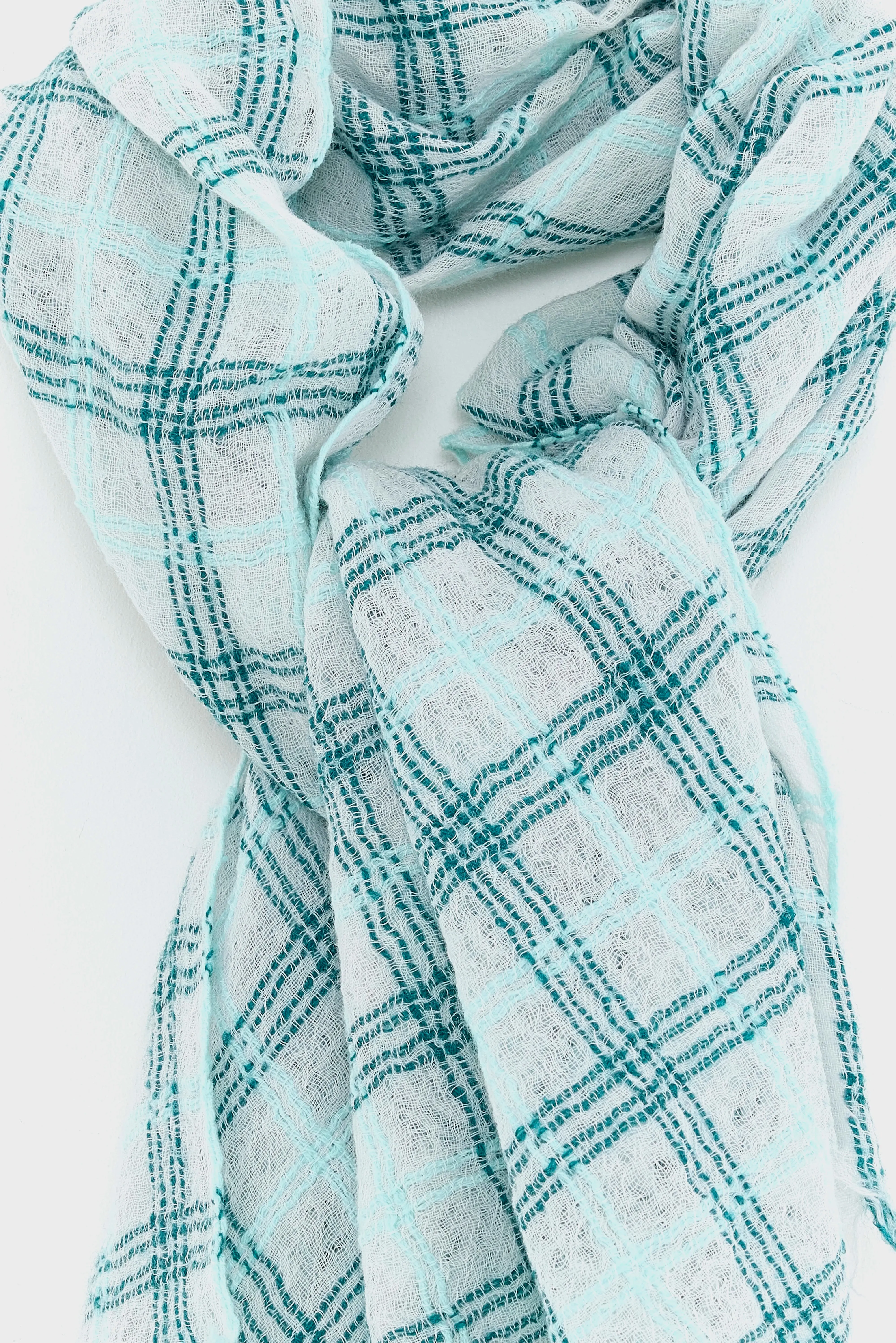 Sovy checked scarf (261 / W / CHECK A) sold by Bellerose product image thumbnail 4