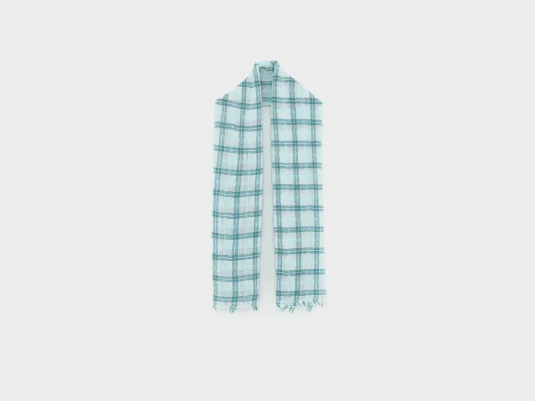 Sovy checked scarf (261 / W / CHECK A) sold by Bellerose