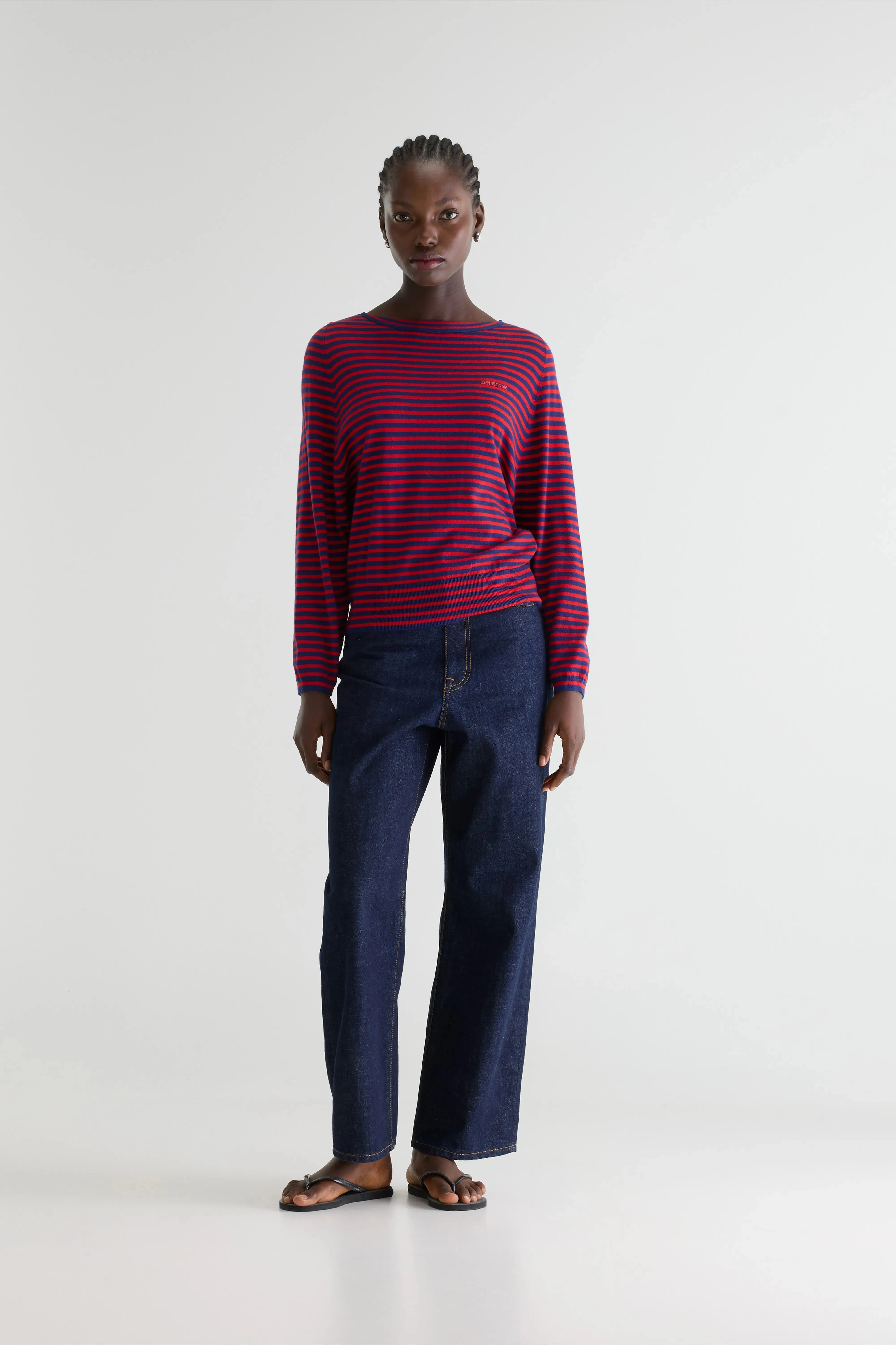 Geros relaxed sweater (261 / W / STRIPE A) sold by Bellerose product image thumbnail 3