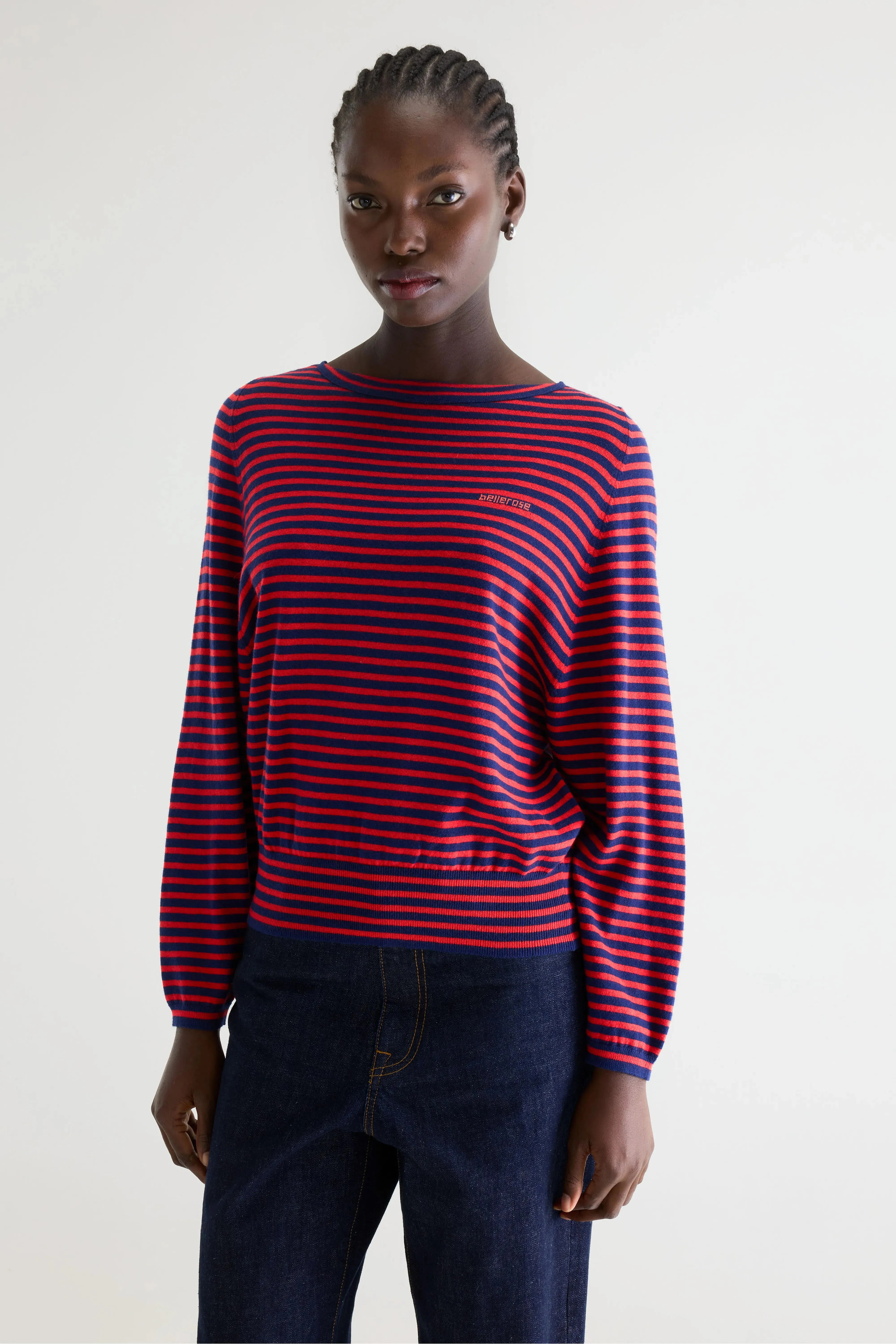 Geros relaxed sweater (261 / W / STRIPE A) sold by Bellerose product image thumbnail 2