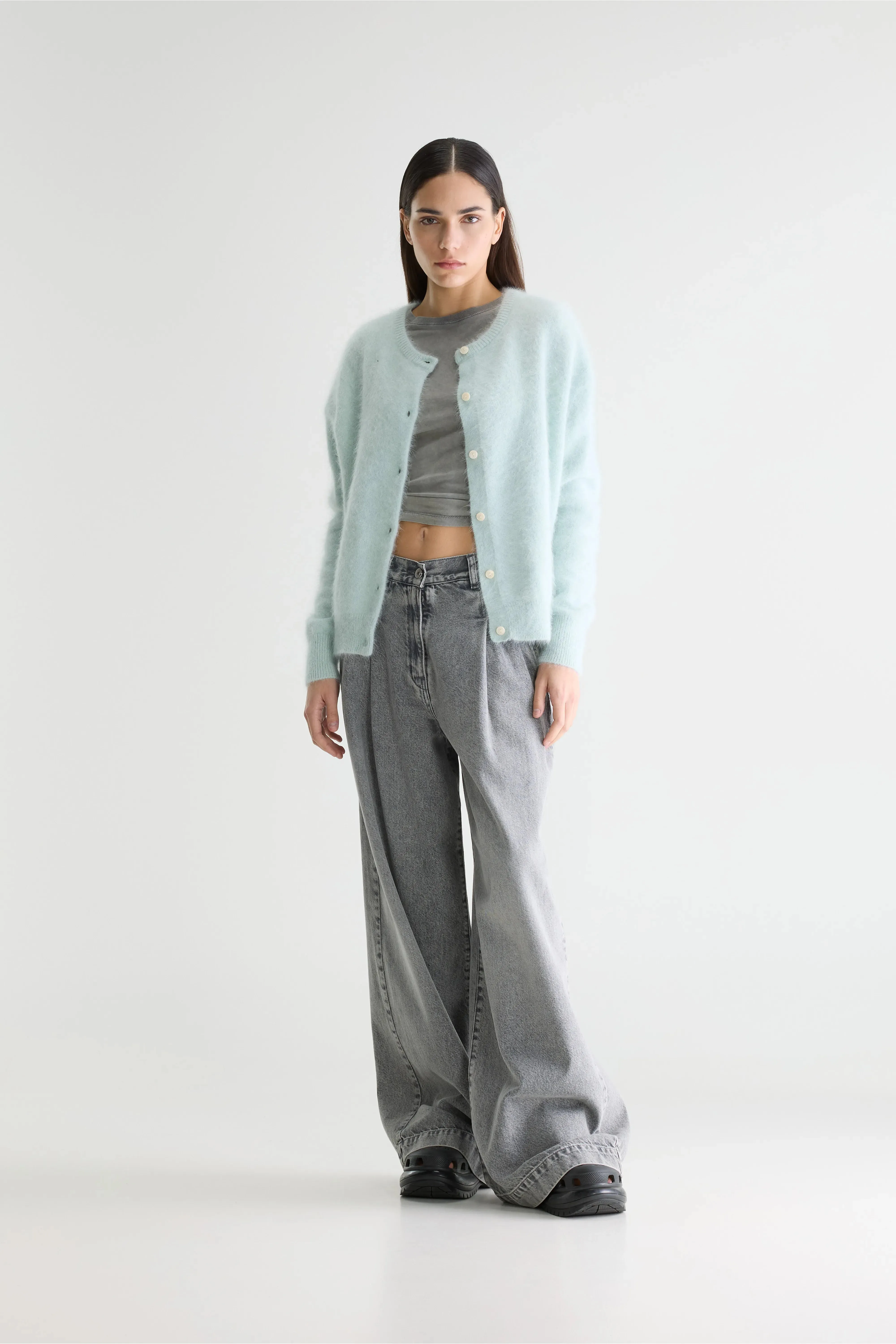 Dathan angora-blend cardigan (261 / W / ICE) sold by Bellerose product image thumbnail 3