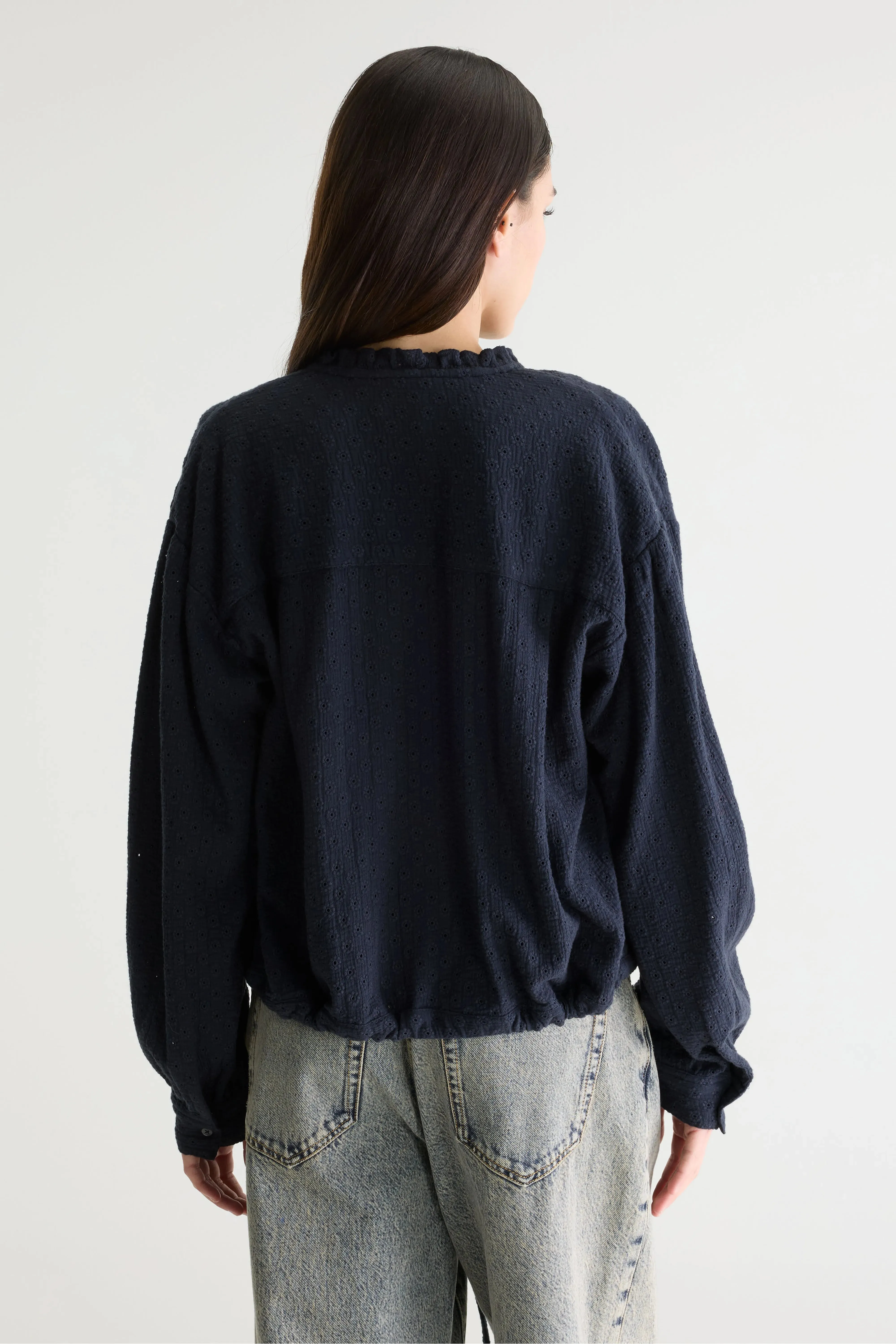 Chelsy embroidered blouse (261 / W / NAVY) sold by Bellerose product image thumbnail 4