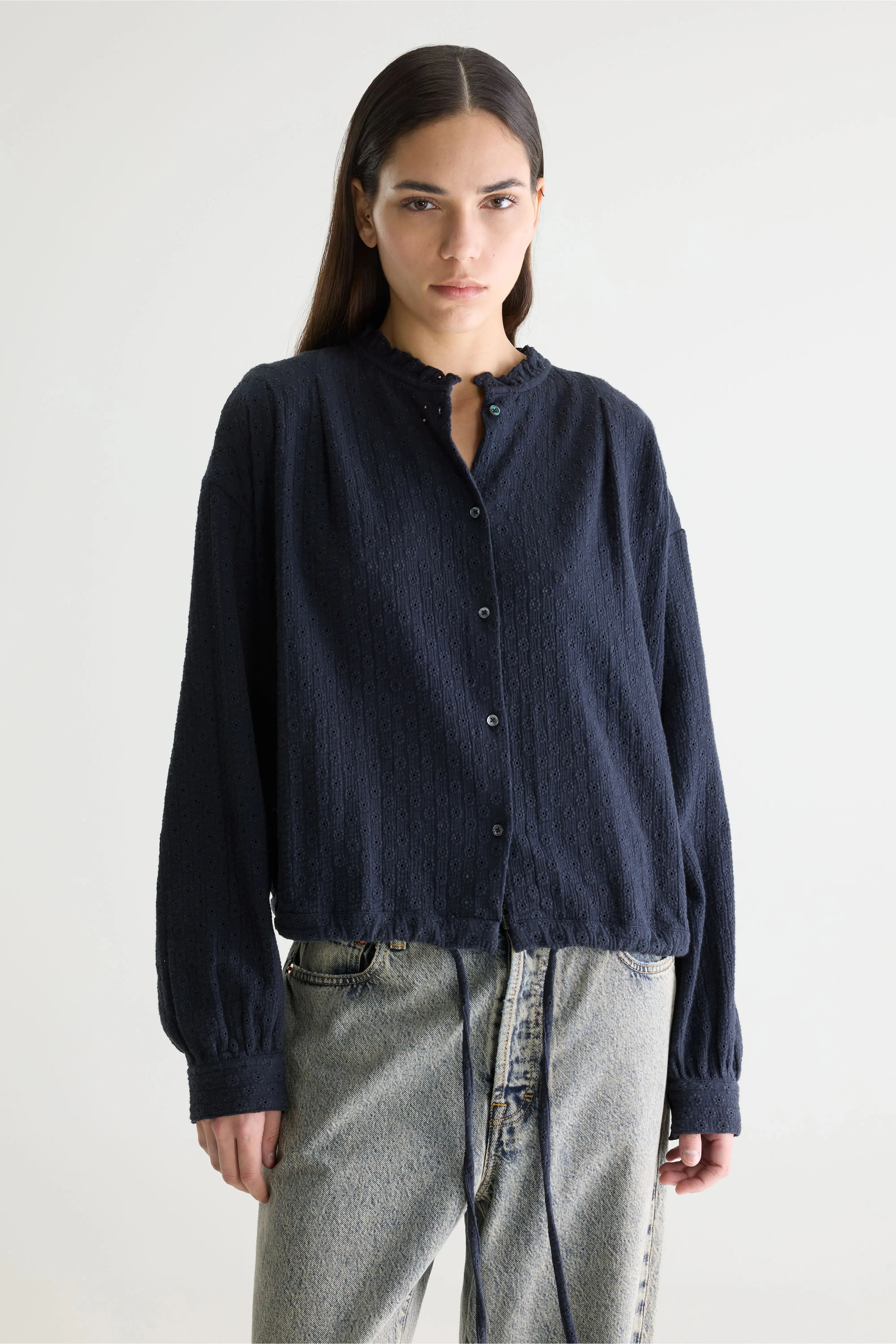 Chelsy embroidered blouse (261 / W / NAVY) sold by Bellerose product image thumbnail 2
