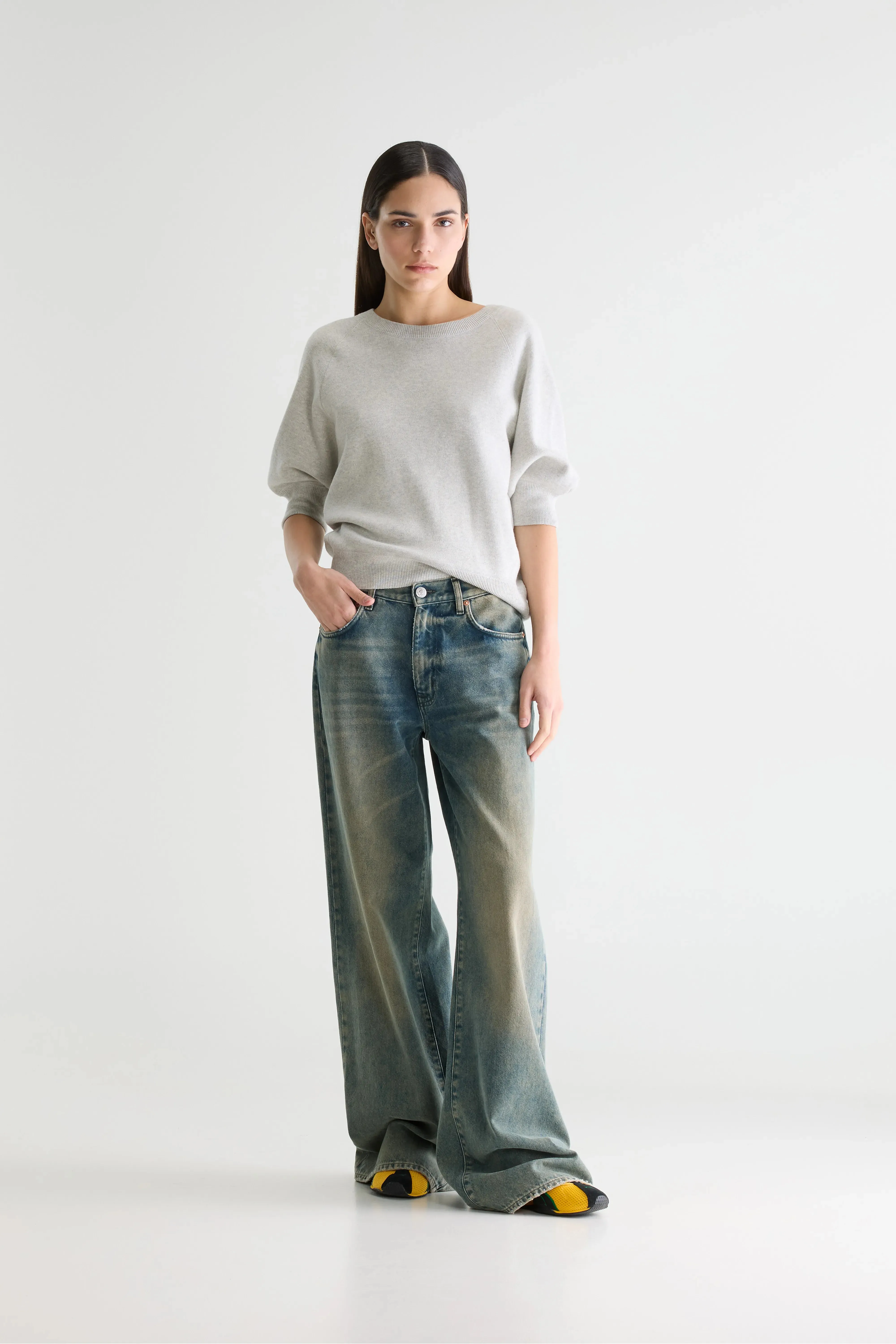Anglet crewneck sweater (261 / W / OYSTER) sold by Bellerose product image thumbnail 3