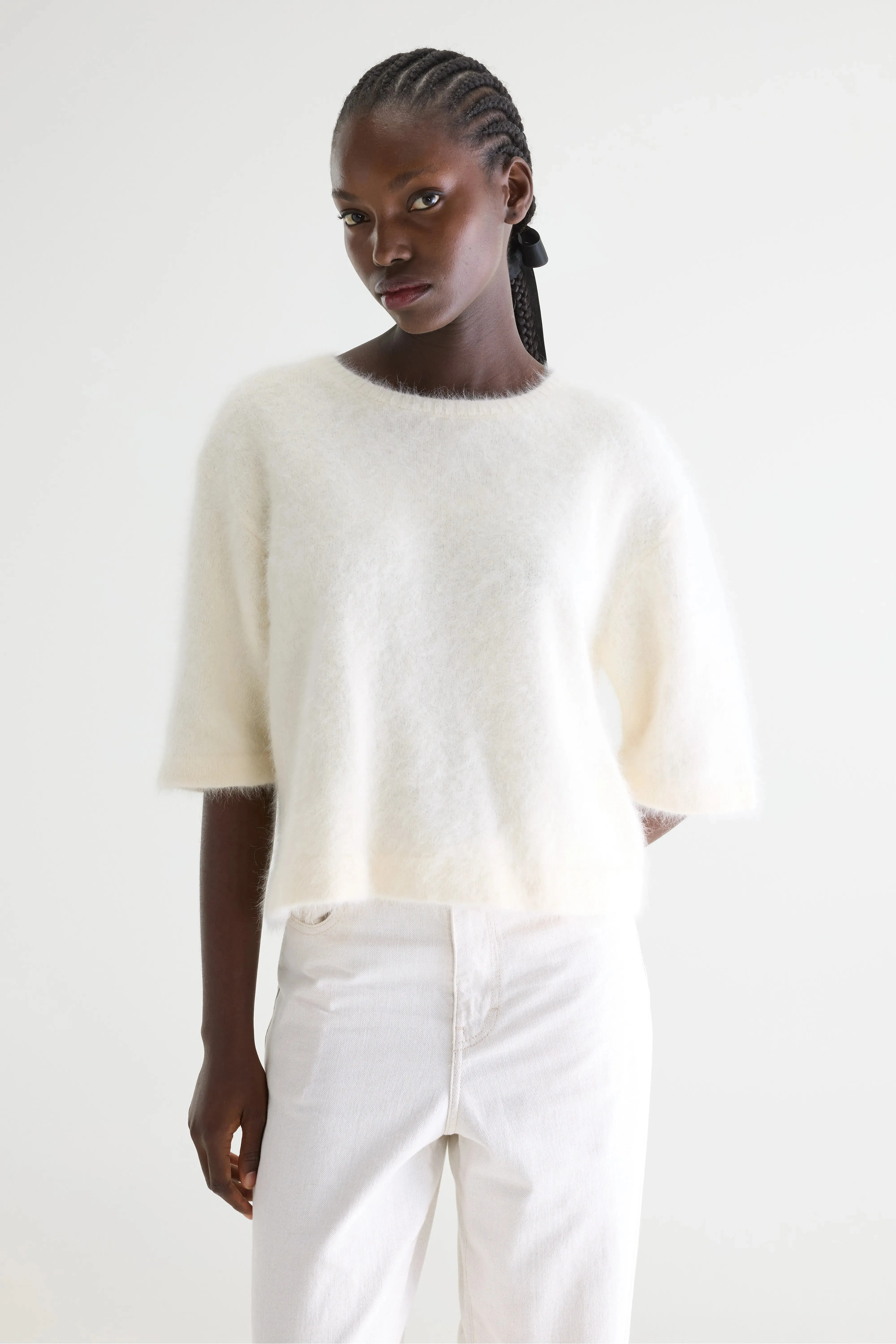 Dime angora-blend sweater (261 / W / ECRU) sold by Bellerose product image thumbnail 2