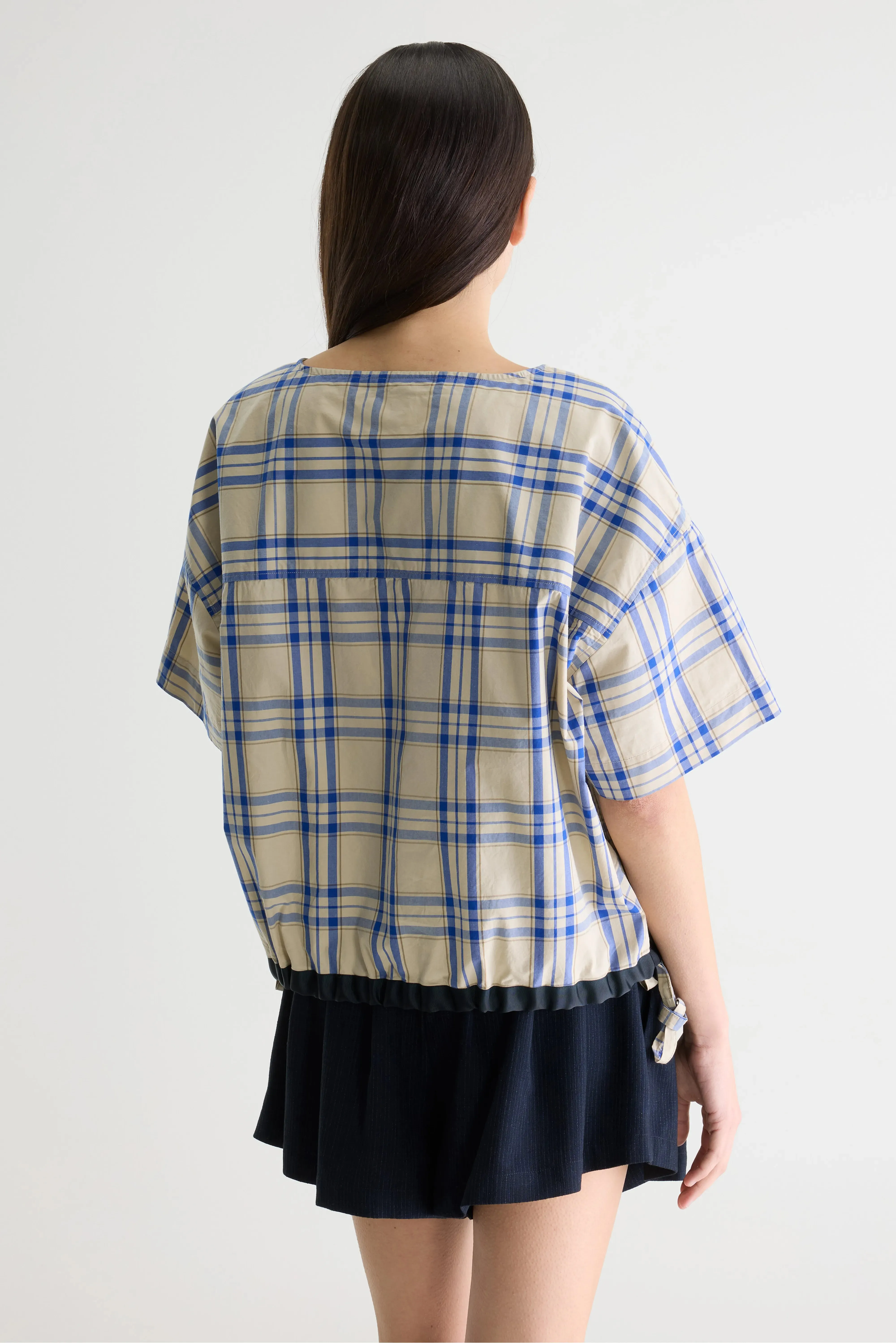 Gian relaxed blouse (261 / W / CHECK D) sold by Bellerose product image thumbnail 4
