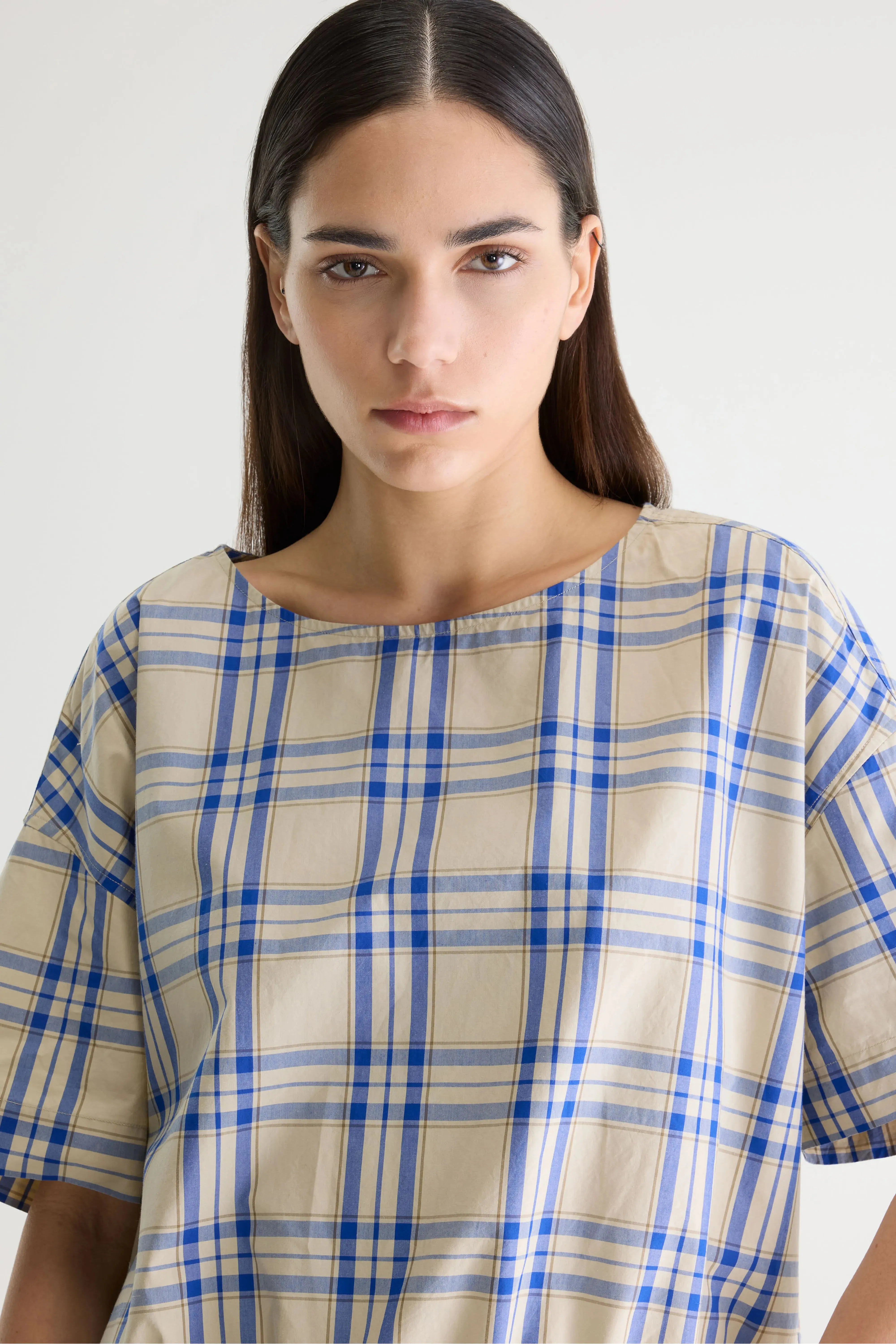 Gian relaxed blouse (261 / W / CHECK D) sold by Bellerose product image thumbnail 5