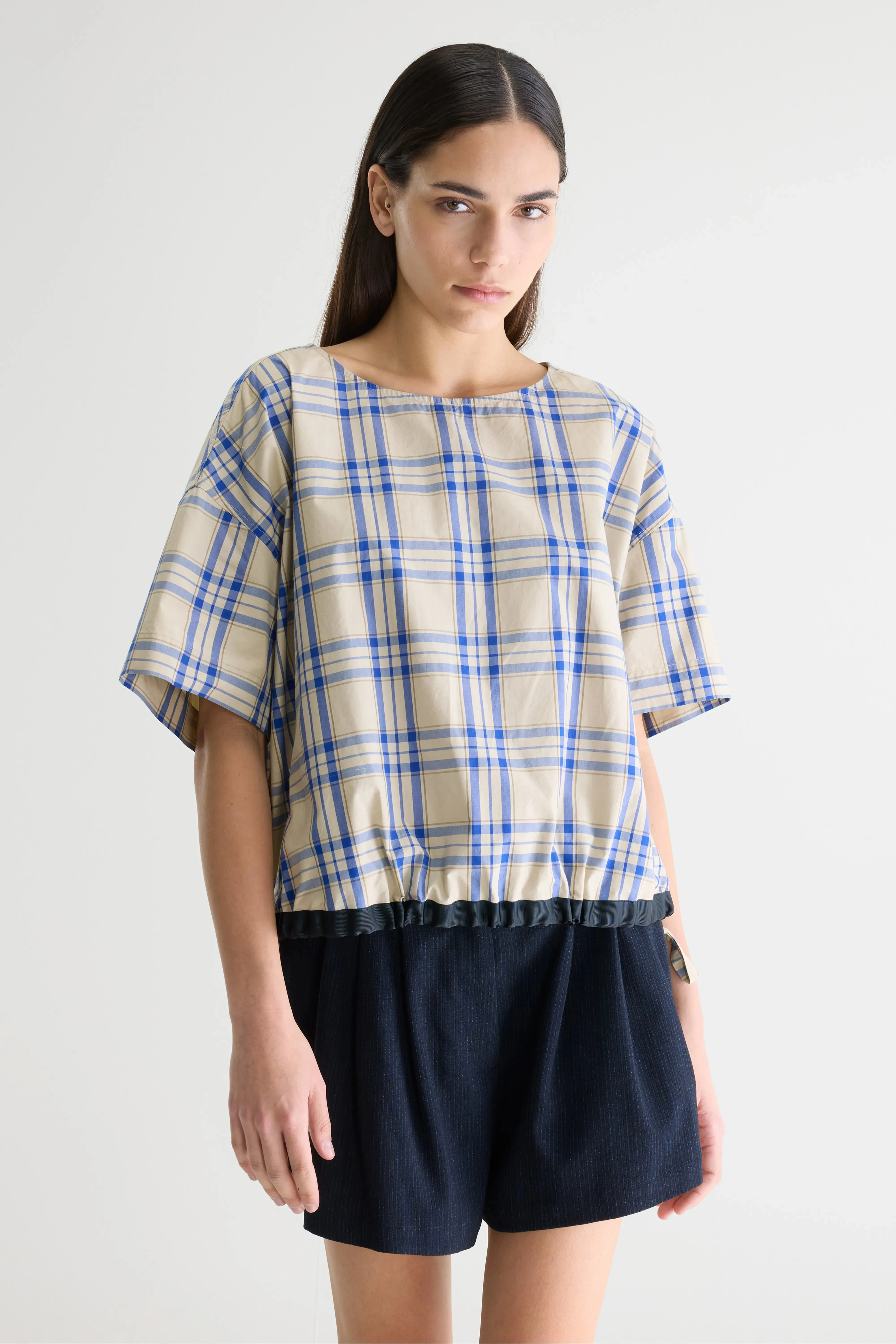 Gian relaxed blouse (261 / W / CHECK D) sold by Bellerose product image thumbnail 2