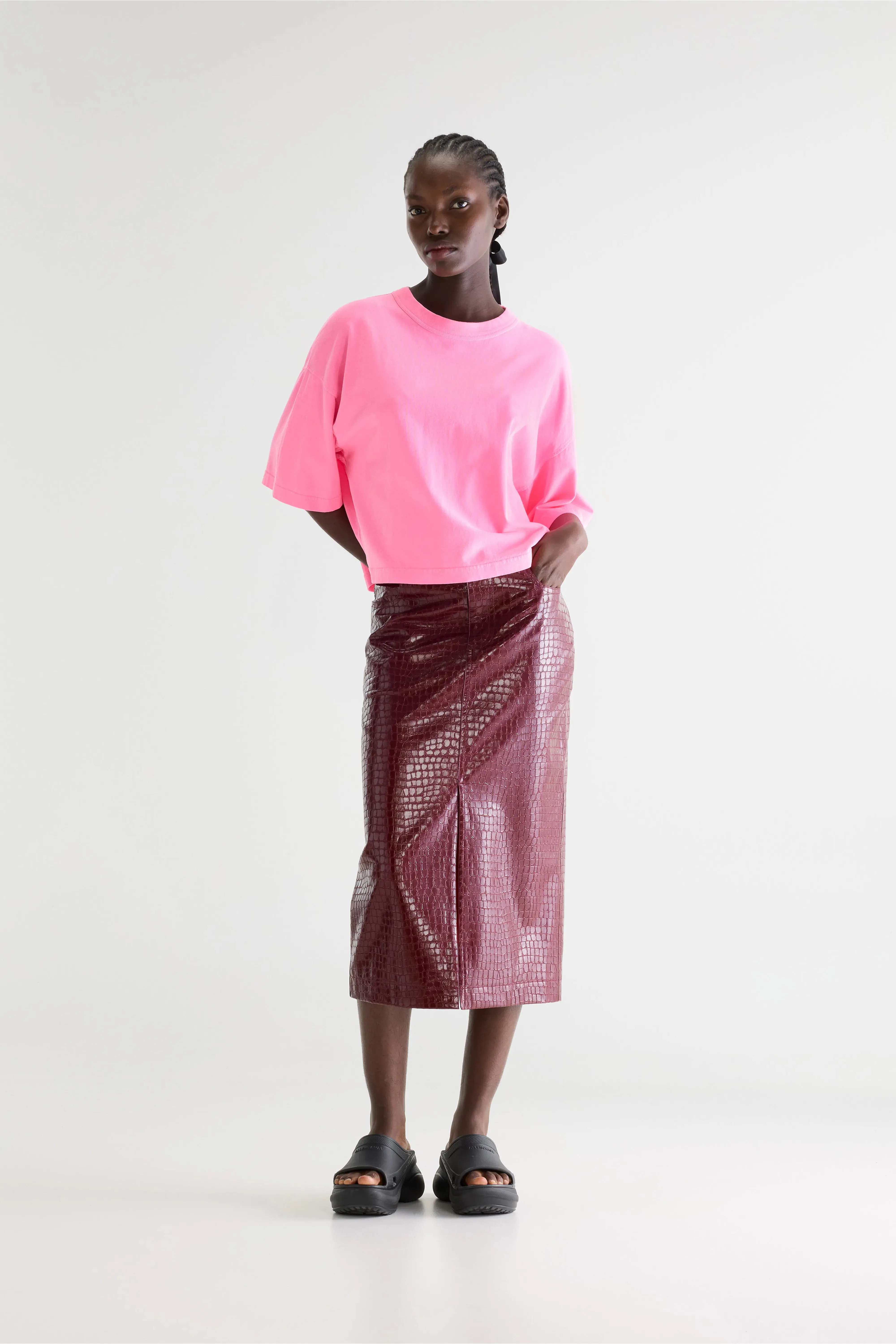 Voss short-sleeve t-shirt (261 / W / FLUO PINK) sold by Bellerose product image thumbnail 3