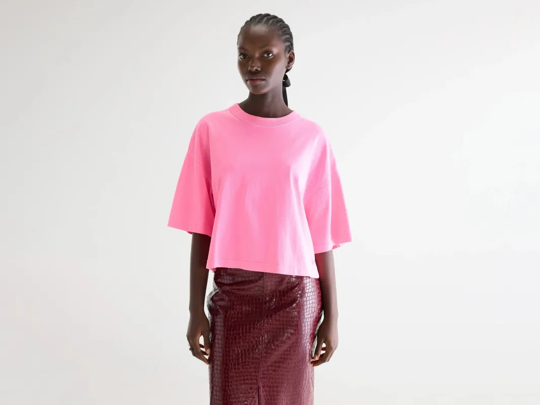 Voss short-sleeve t-shirt  (261 / W / FLUO PINK) made by Bellerose