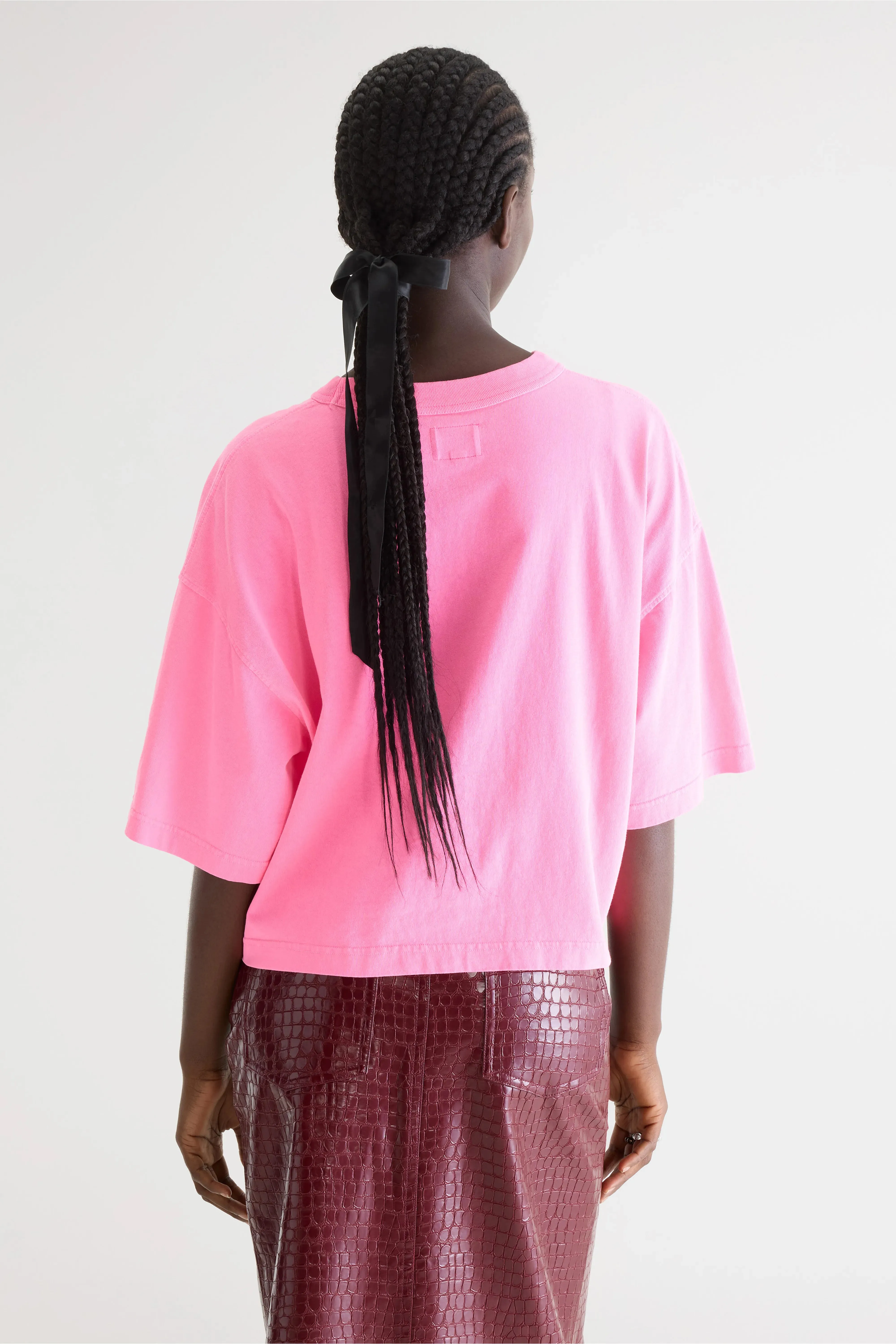Voss short-sleeve t-shirt (261 / W / FLUO PINK) sold by Bellerose product image thumbnail 4