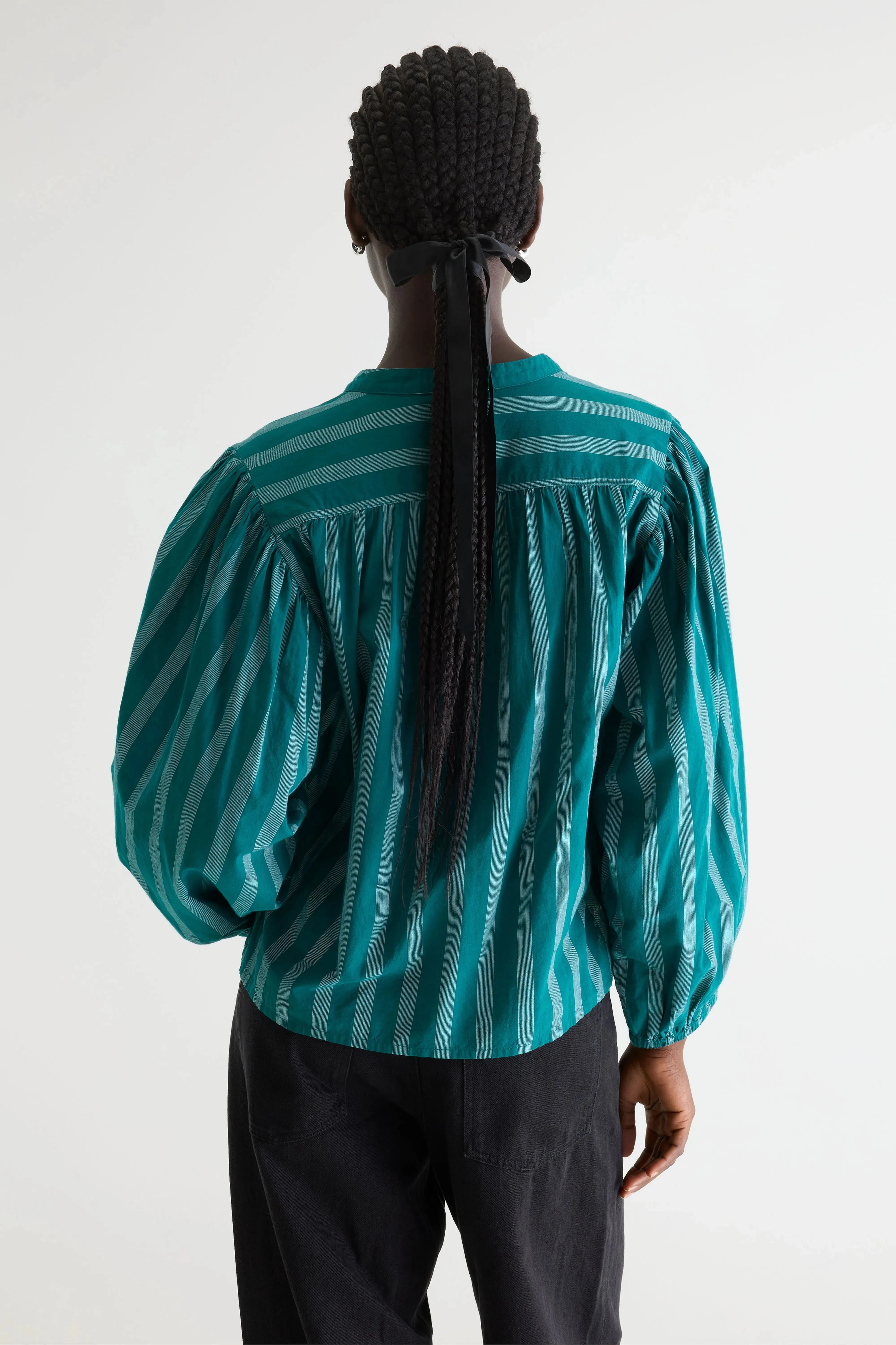 Cherry striped blouse (261 / W / STRIPE A) sold by Bellerose product image thumbnail 4