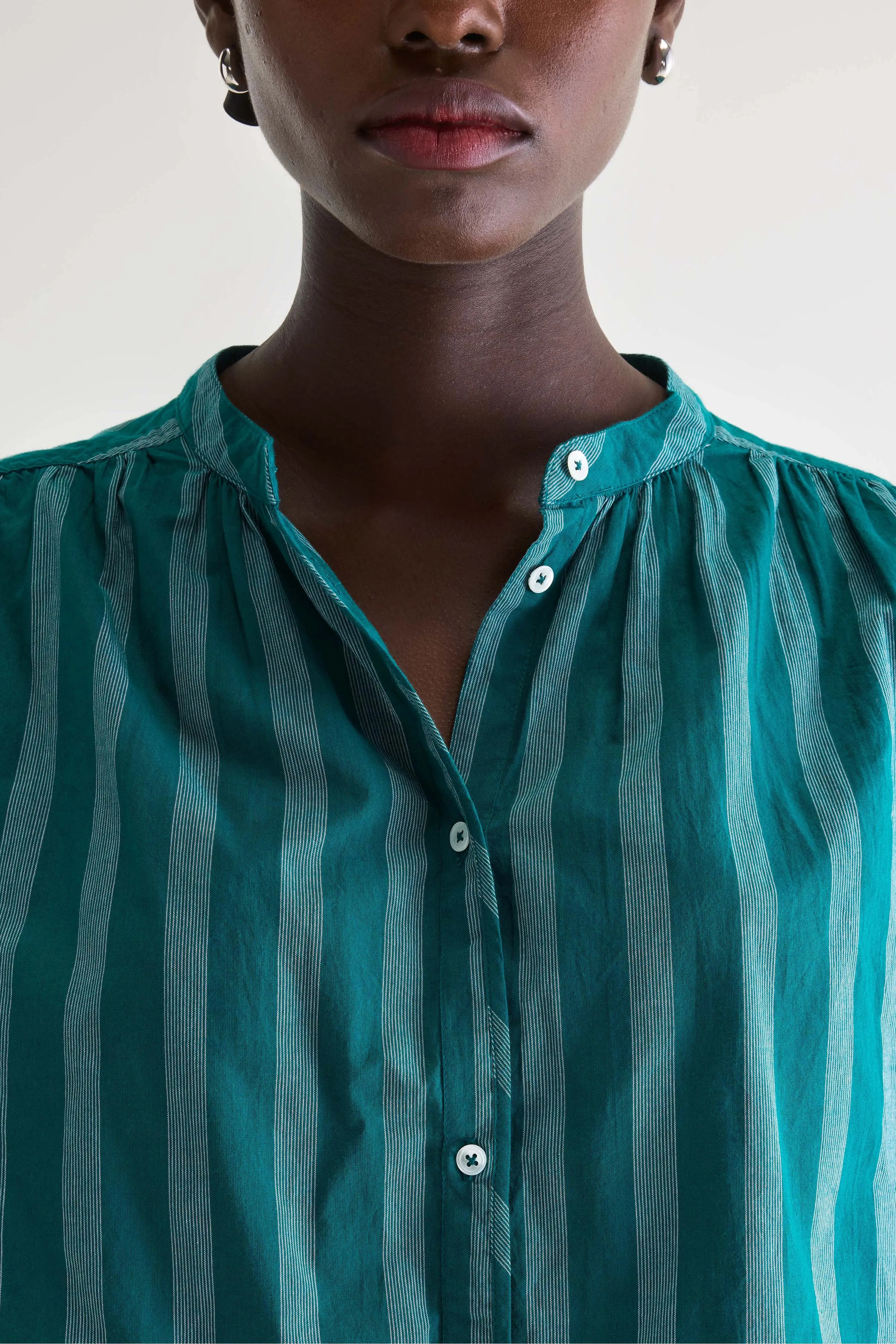 Cherry striped blouse (261 / W / STRIPE A) sold by Bellerose product image thumbnail 5