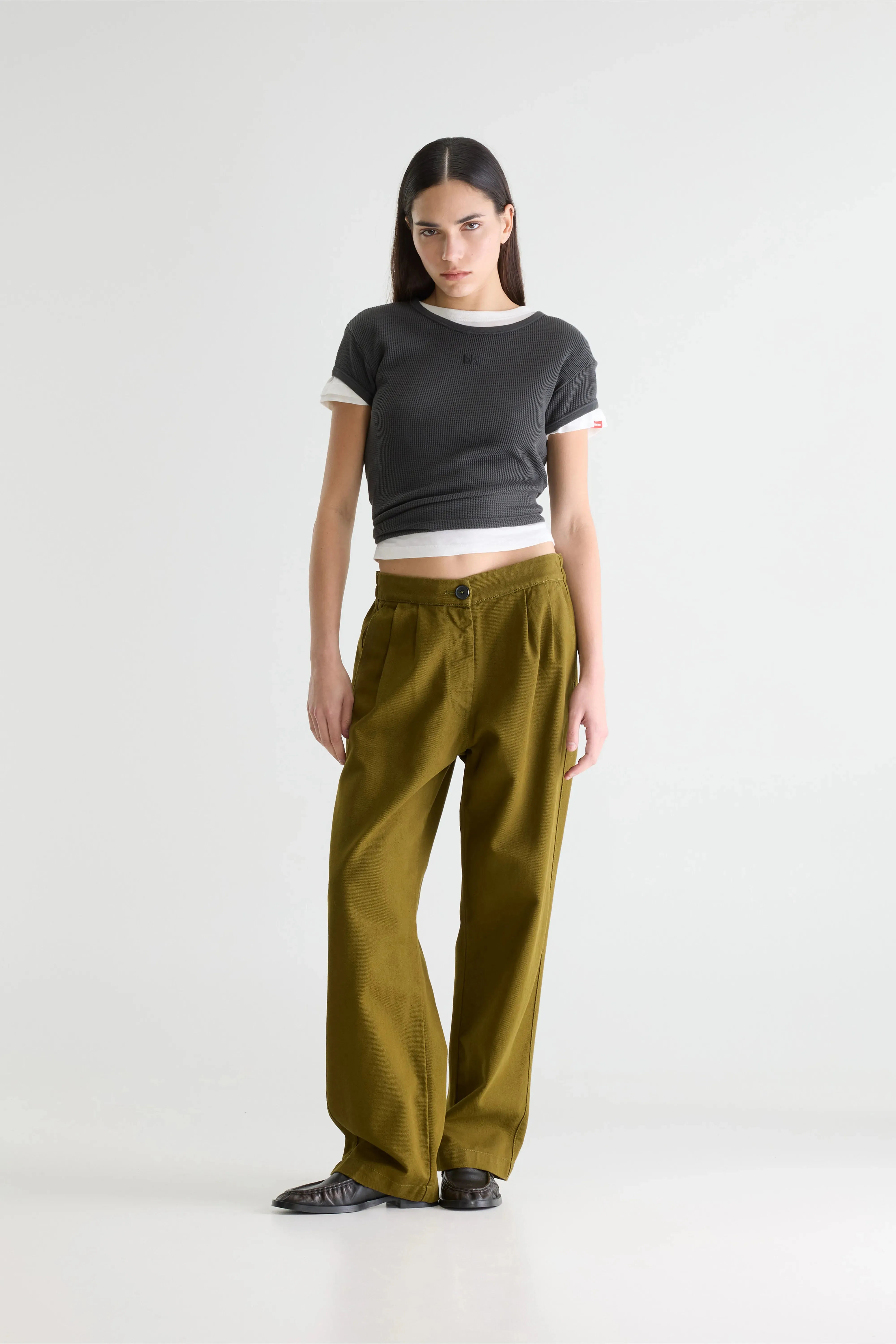 Pillow regular trousers (261 / W / VETIVER) sold by Bellerose product image thumbnail 2