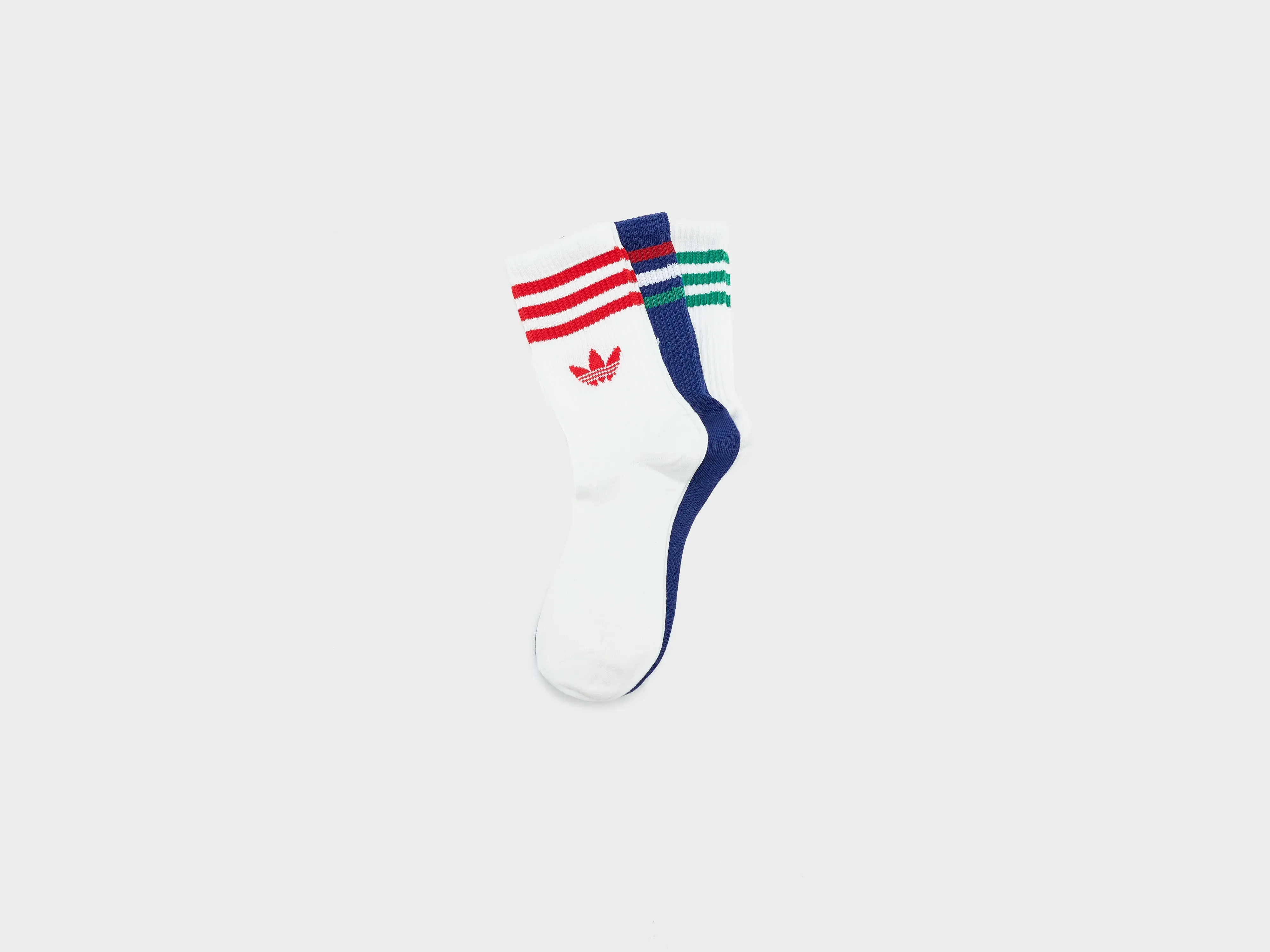 3-Stripes Crew Socks for Men (261 / M / MULTICOLOR) sold by Bellerose