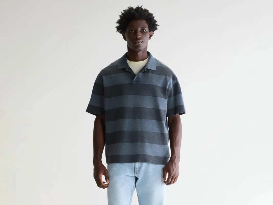 Forst short-sleeve polo (261 / M / STRIPE E) sold by Bellerose