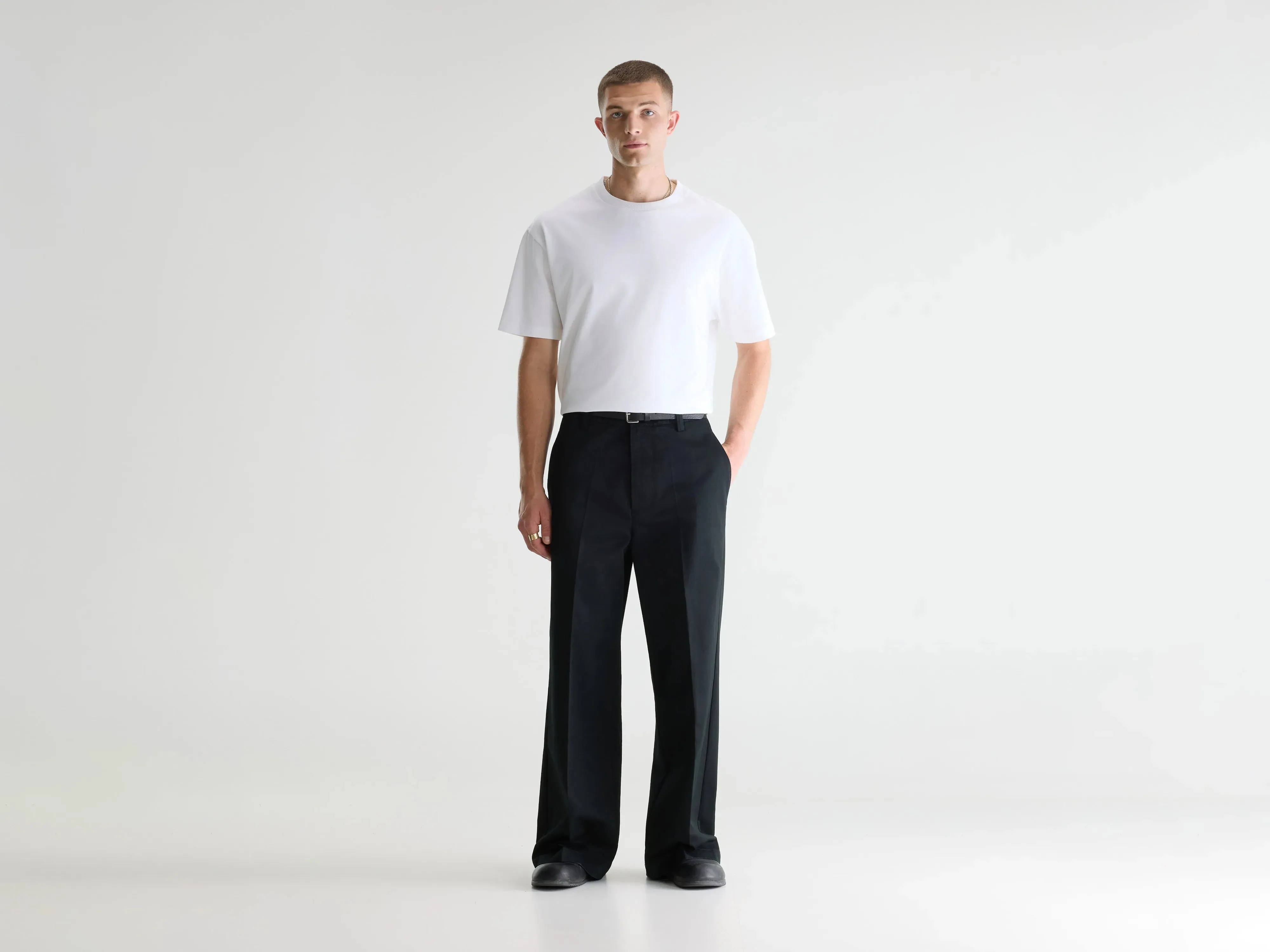 Swag wide trousers (261 / M / BLACK) sold by Bellerose