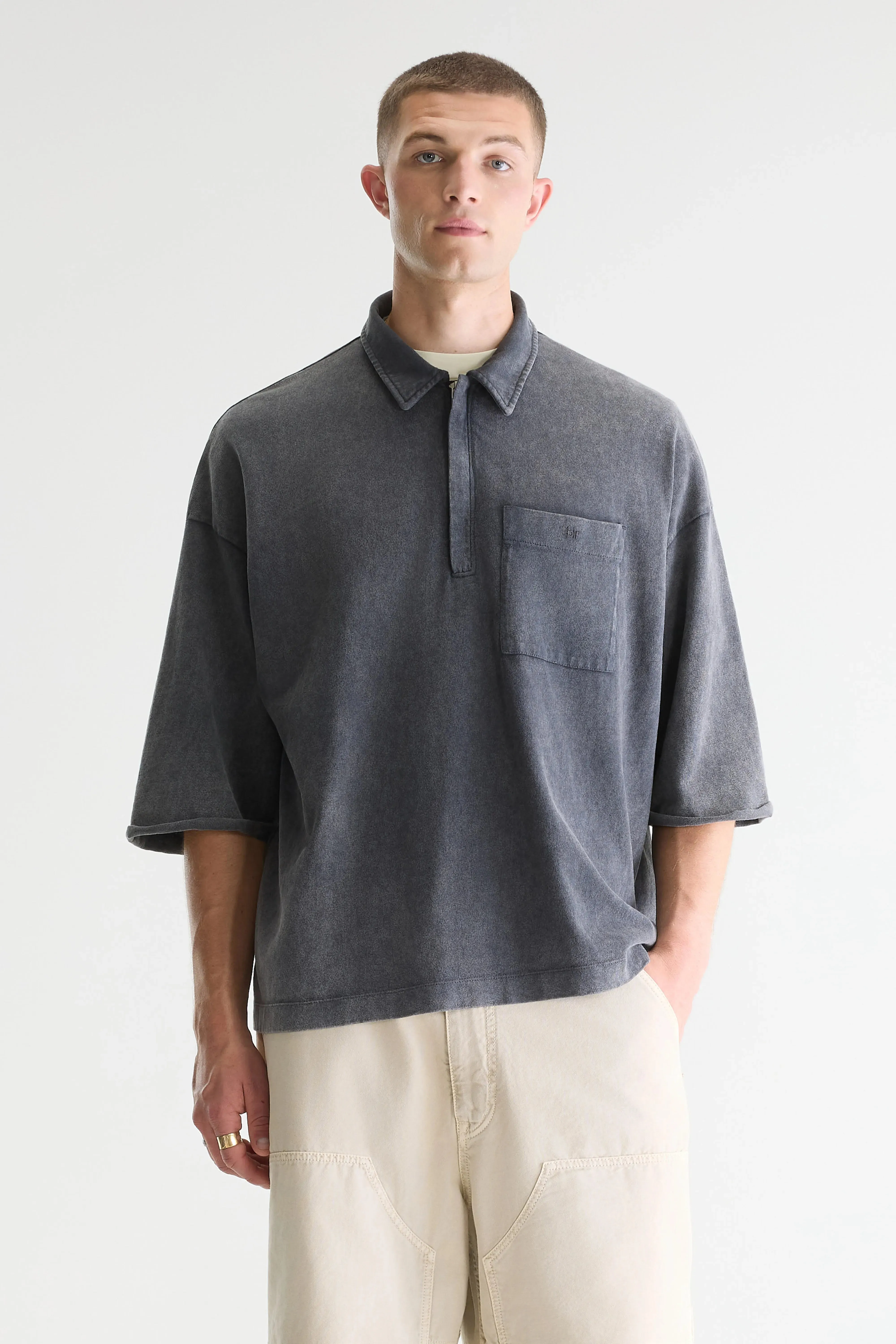 Felly zipped polo (261 / M / BLACK BLUE) sold by Bellerose product image thumbnail 2