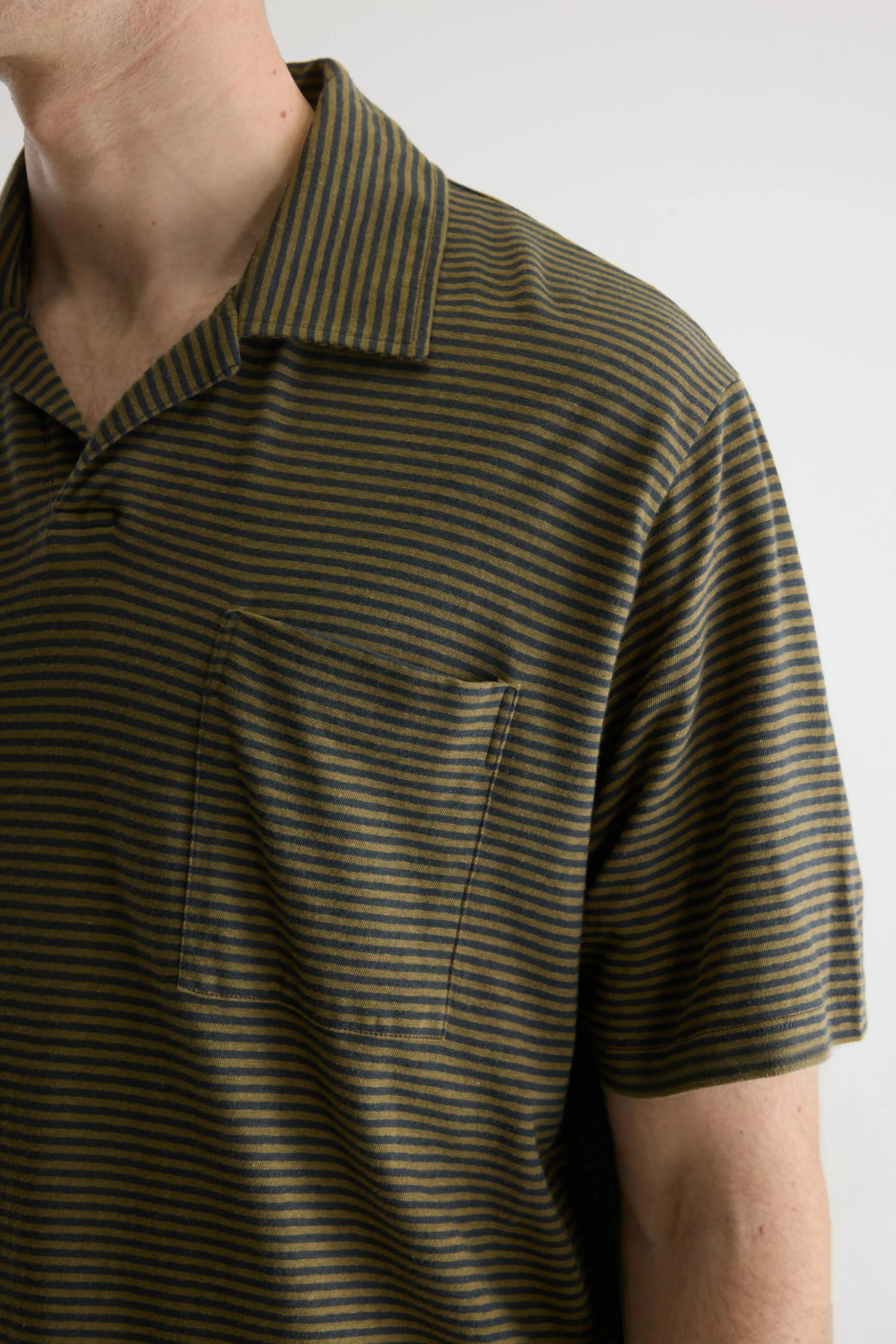 Videop relaxed striped polo (261 / M / STRIPE A) sold by Bellerose product image thumbnail 4