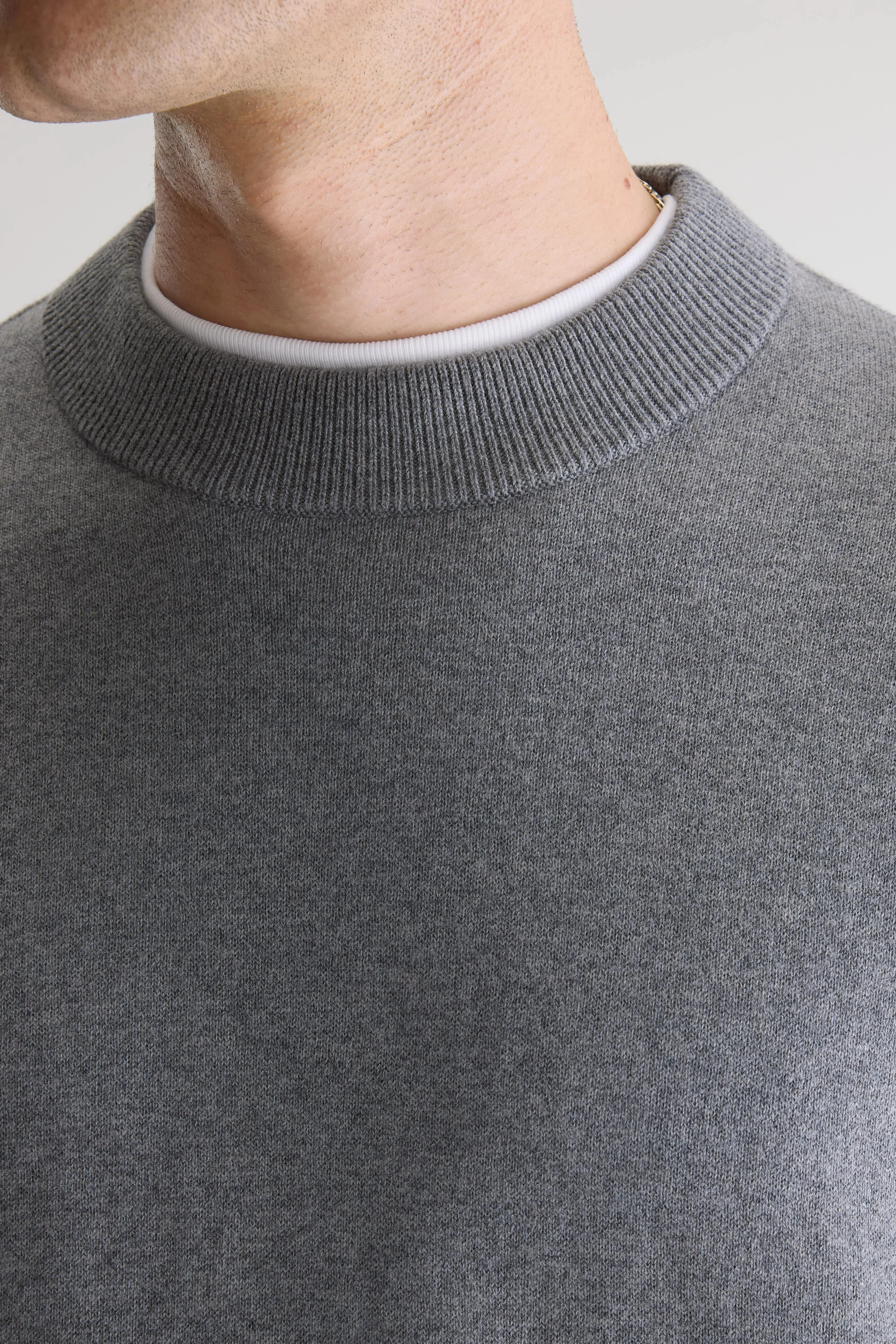 Geolem crewneck sweater (261 / M / MID GREY) sold by Bellerose product image thumbnail 4