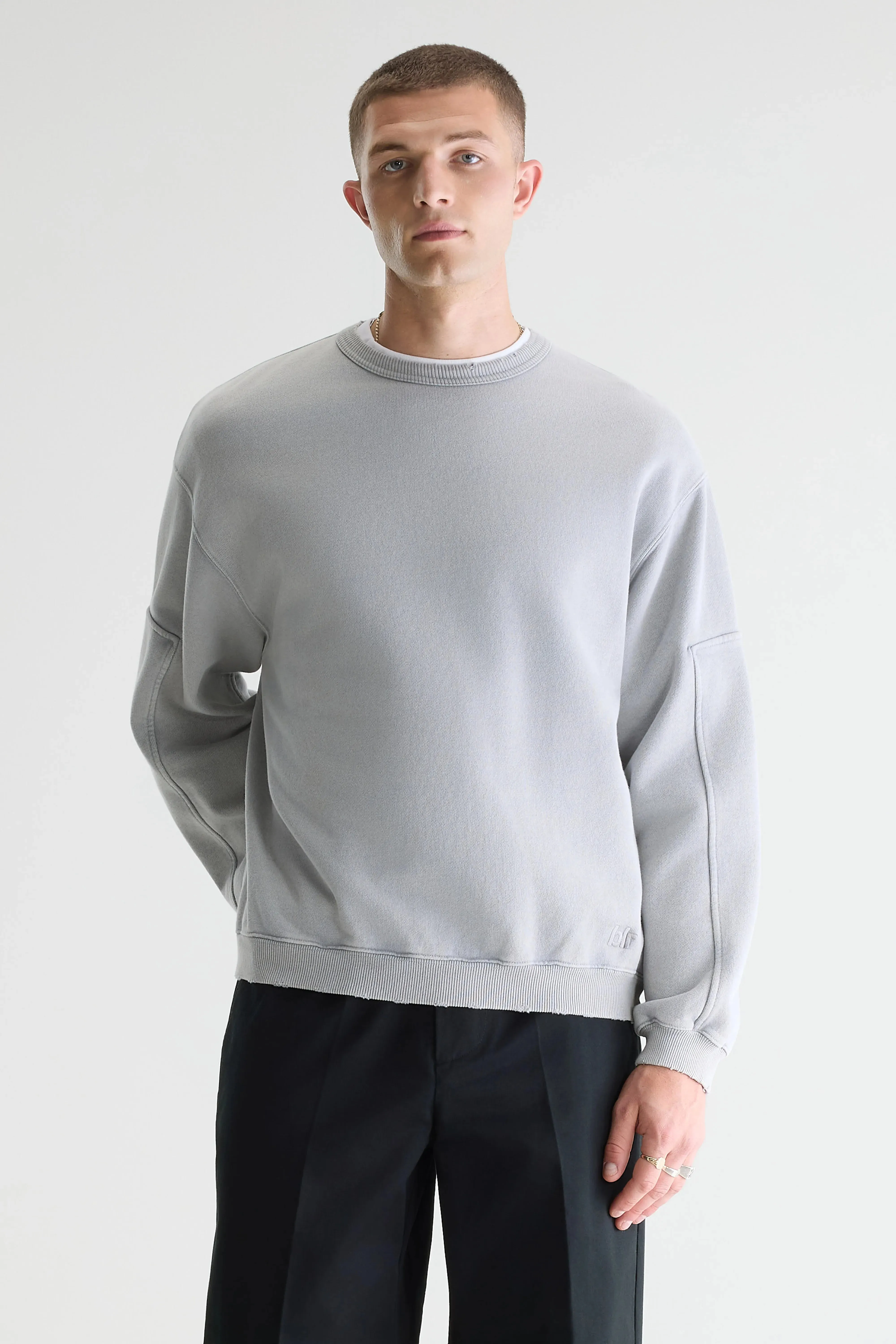 Fapien crewneck sweatshirt (261 / M / MOREL) sold by Bellerose product image thumbnail 2