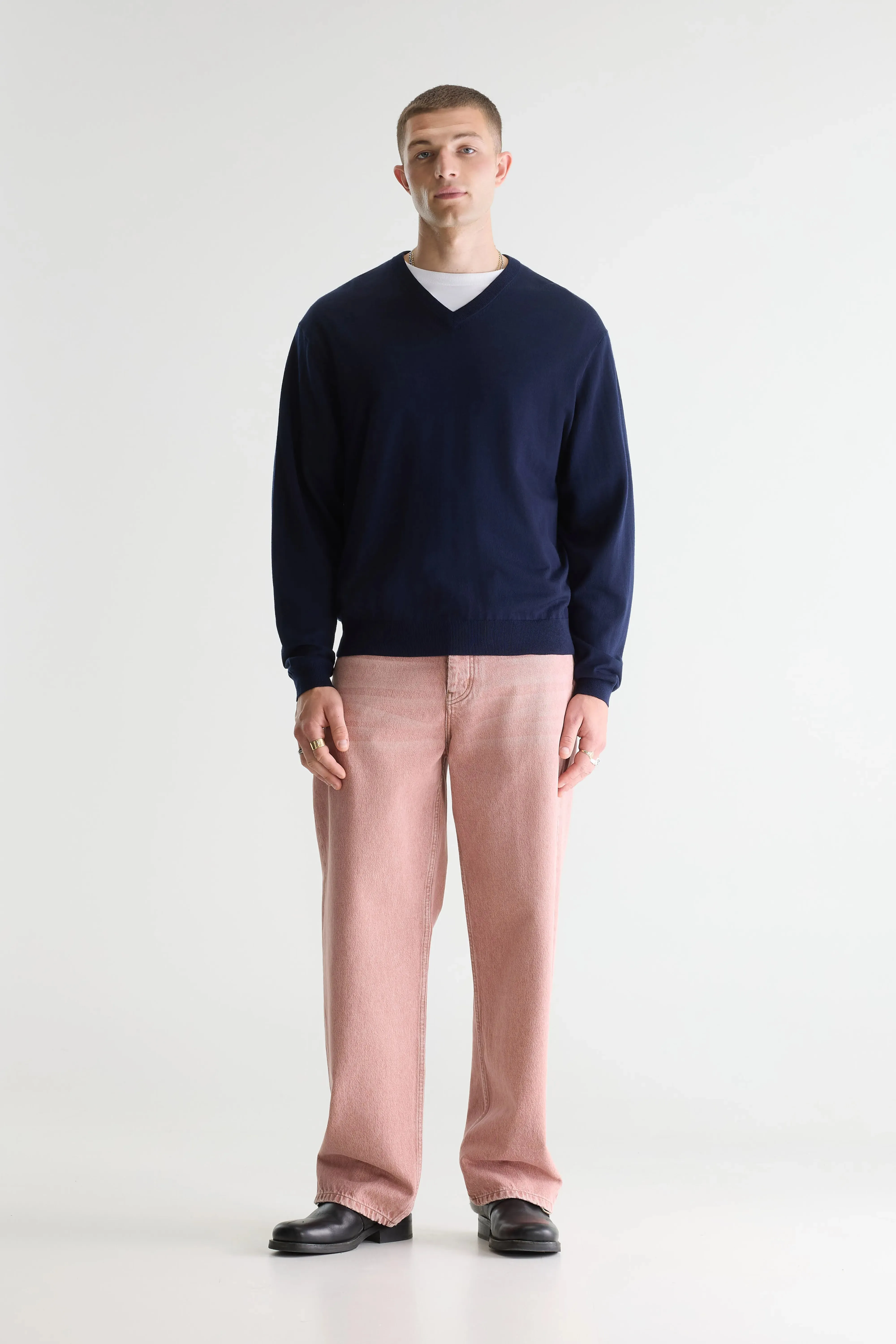 Dilwy v-neck sweater (261 / M / NAVY) sold by Bellerose product image thumbnail 2