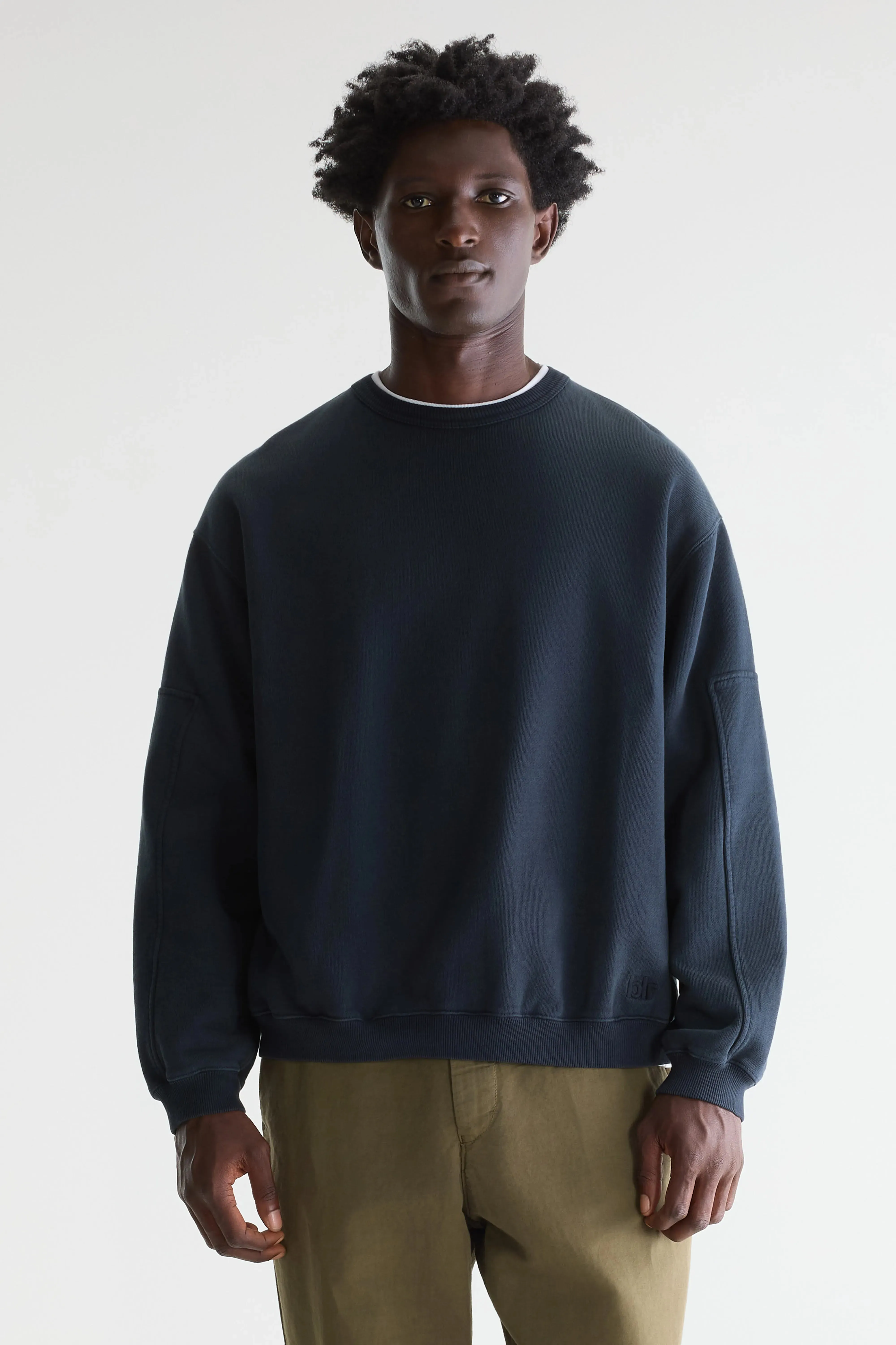 Fapien crewneck sweatshirt (261 / M / DARK NAVY) sold by Bellerose product image thumbnail 2