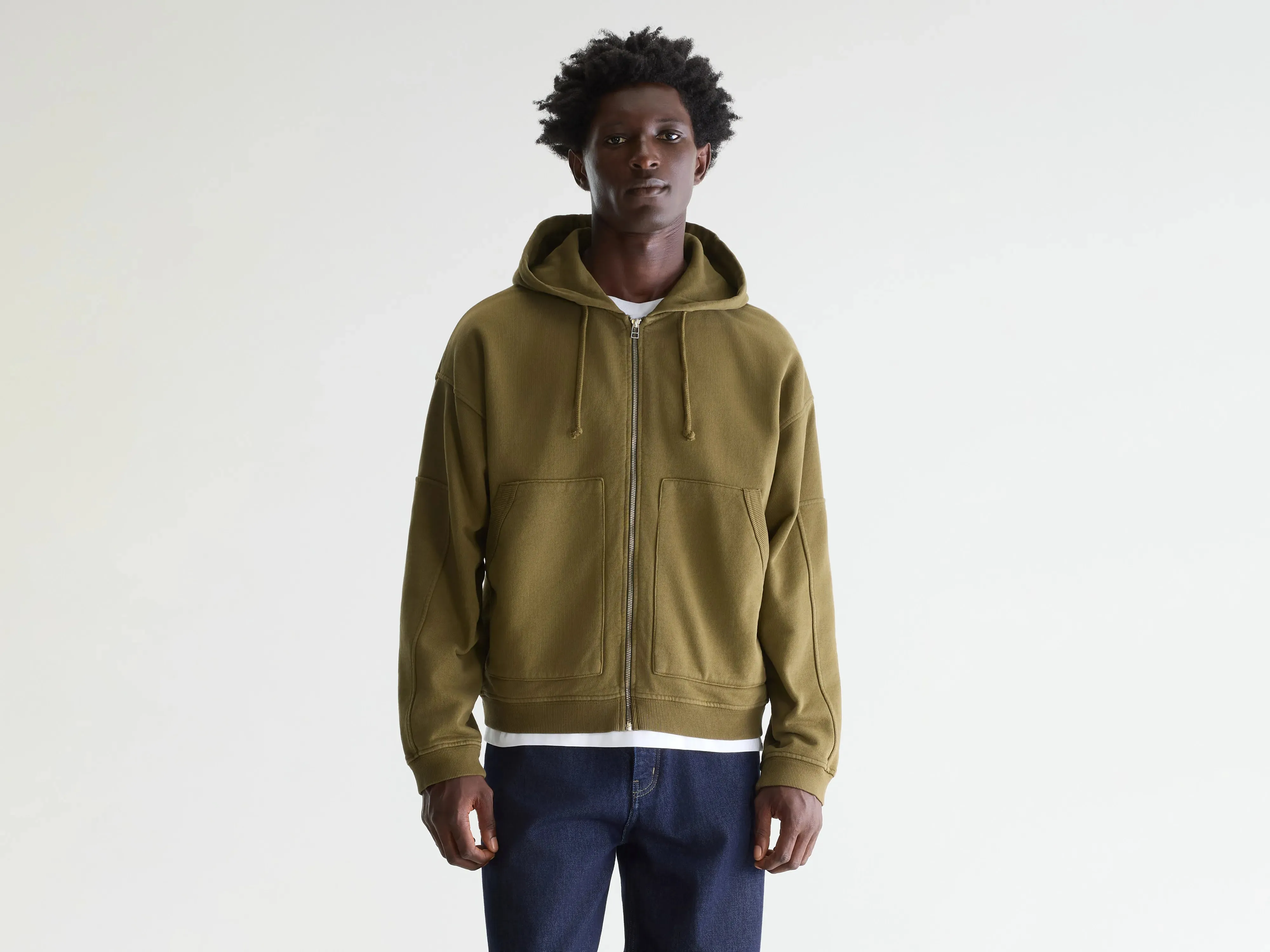 Falkop hoodie (261 / M / MILITARY) sold by Bellerose