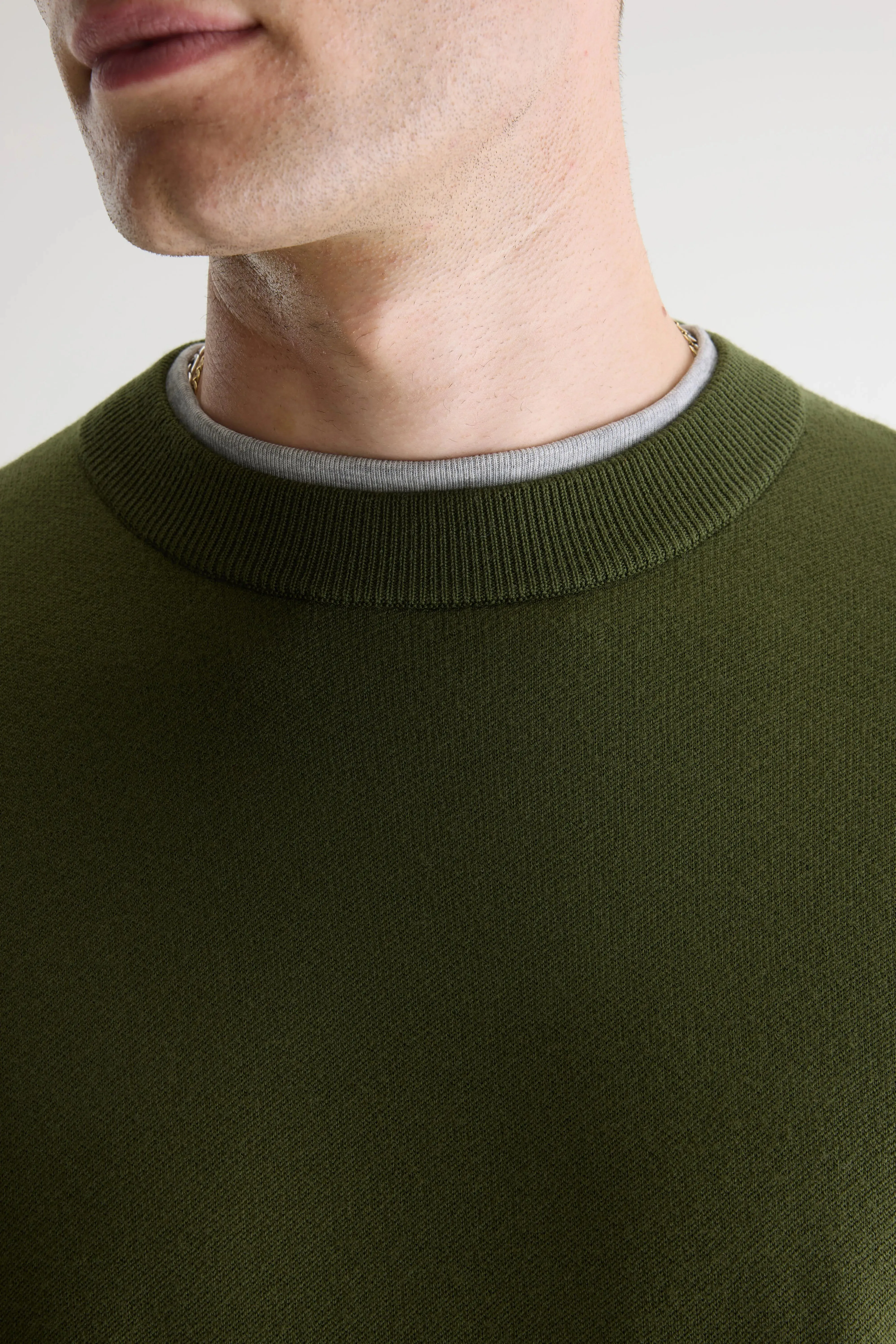 Siamo crewneck sweater (261 / M / MILITARY) sold by Bellerose product image thumbnail 4