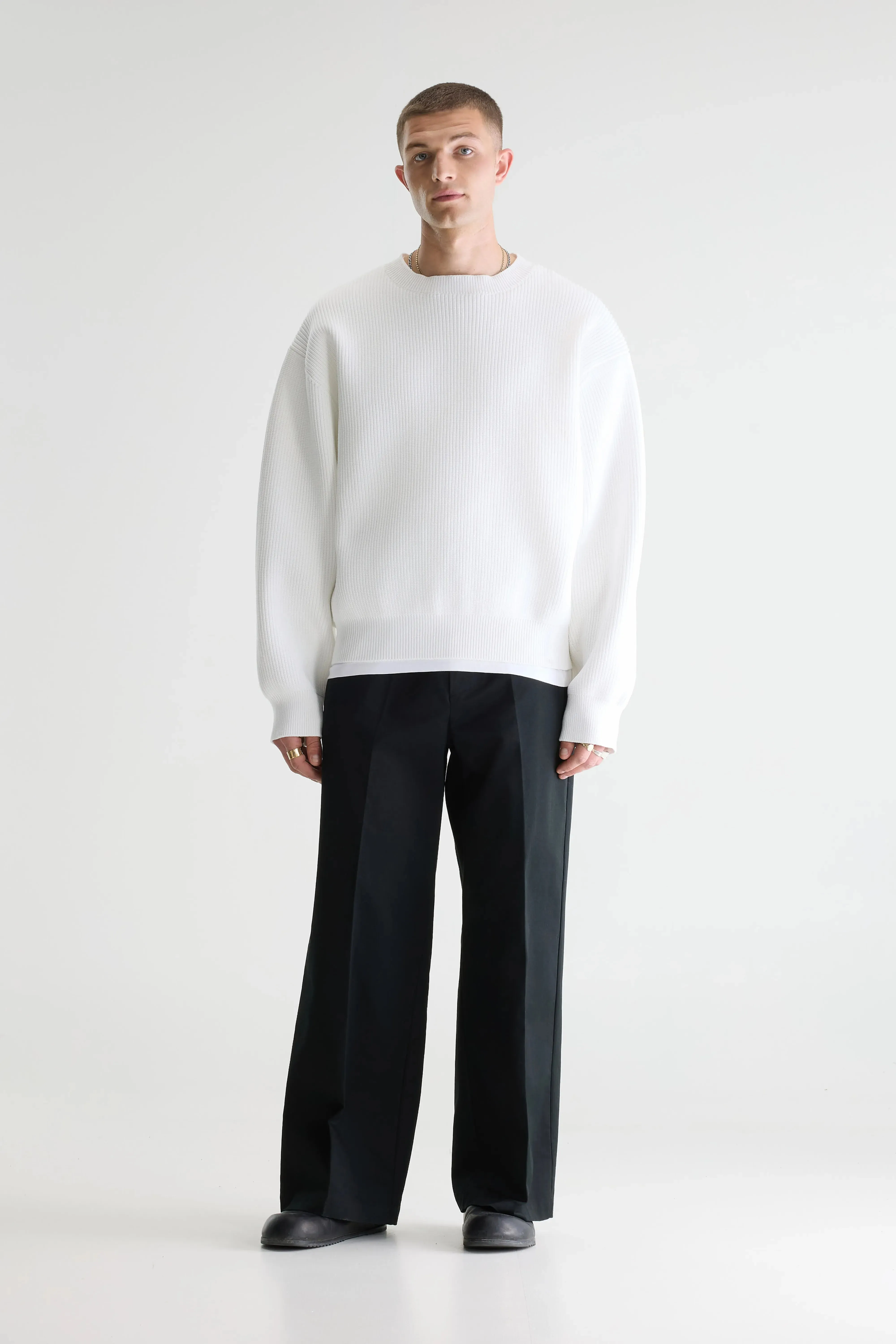 Alyes structured sweater (261 / M / WHITE) sold by Bellerose product image thumbnail 3