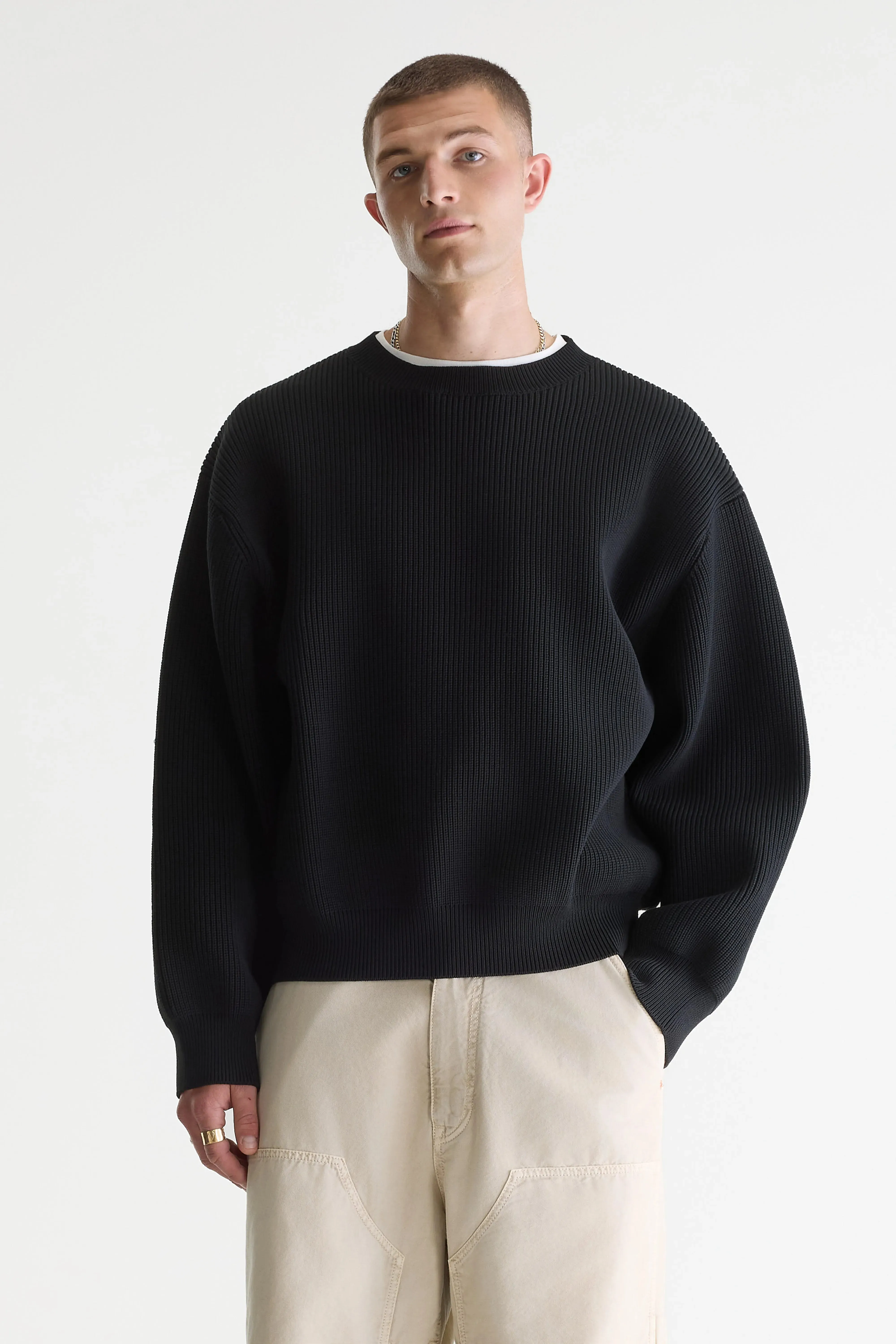 Alyes structured sweater (261 / M / BLACK) sold by Bellerose product image thumbnail 2