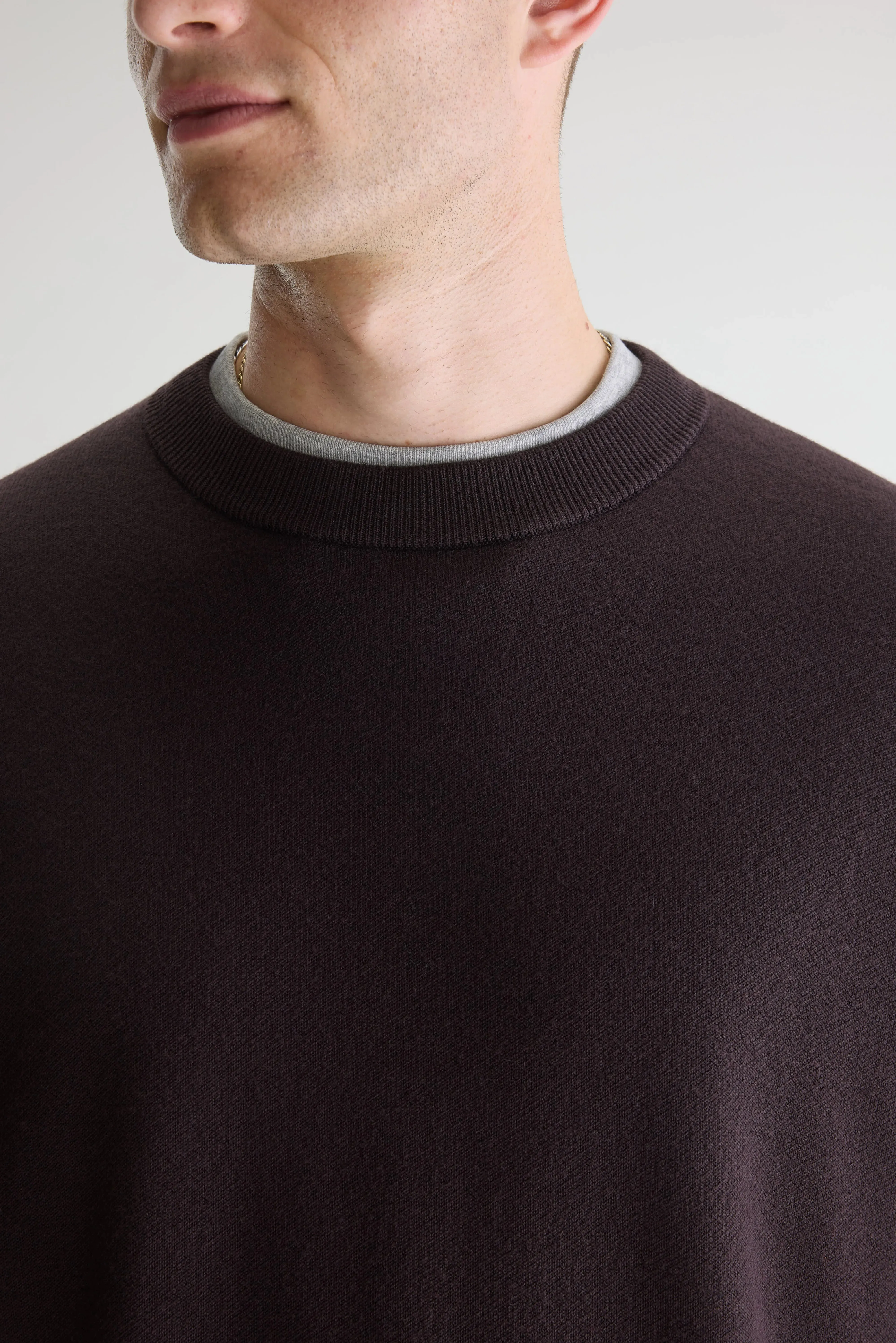 Siamo crewneck sweater (261 / M / DARK ROAST) sold by Bellerose product image thumbnail 4