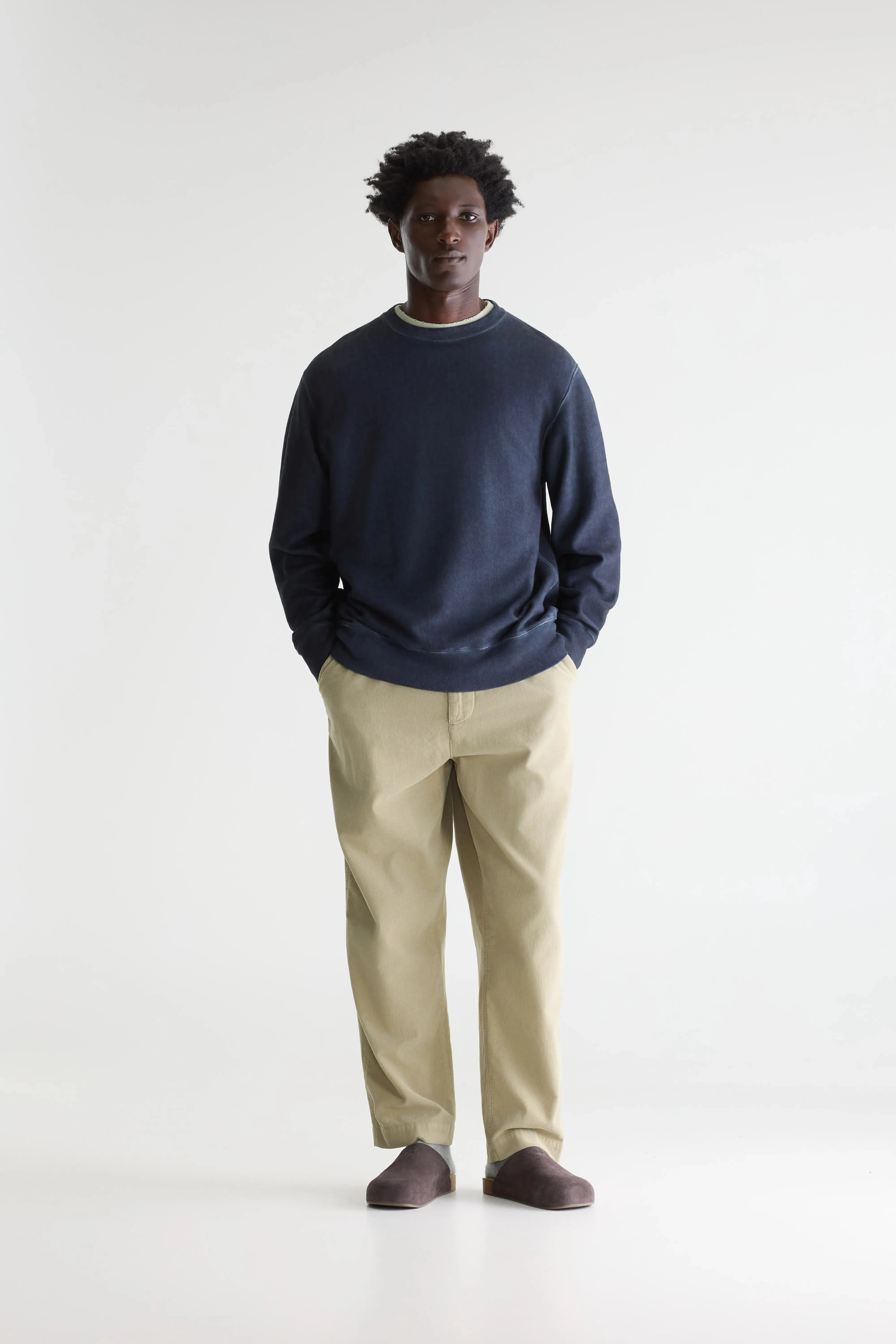 Flake crewneck sweatshirt (261 / M / DARK NAVY) sold by Bellerose product image thumbnail 3